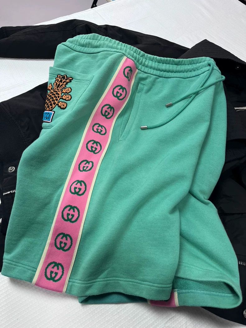 Gucci Gucci Size L Green drawstring shorts size L 2502-Nextarrow Size US 36 / EU 52 - 8 Thumbnail