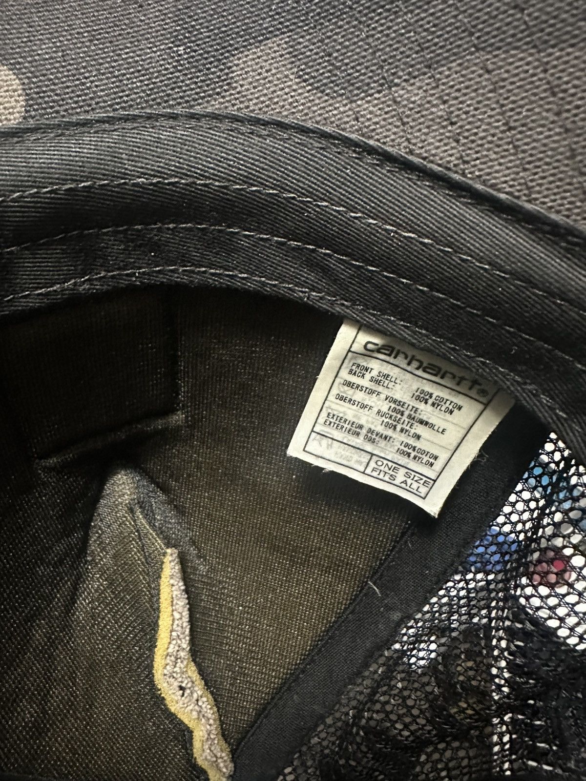 Bape × Carhartt Camo Trucker Hat Size ONE SIZE - 3 Thumbnail