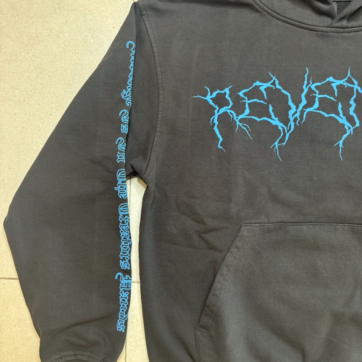 Revenge Revenge X Lightning Heartbreak Hoodie Black/Blue SIZE MEDIUM Size US M / EU 48-50 / 2 - 6 Thumbnail