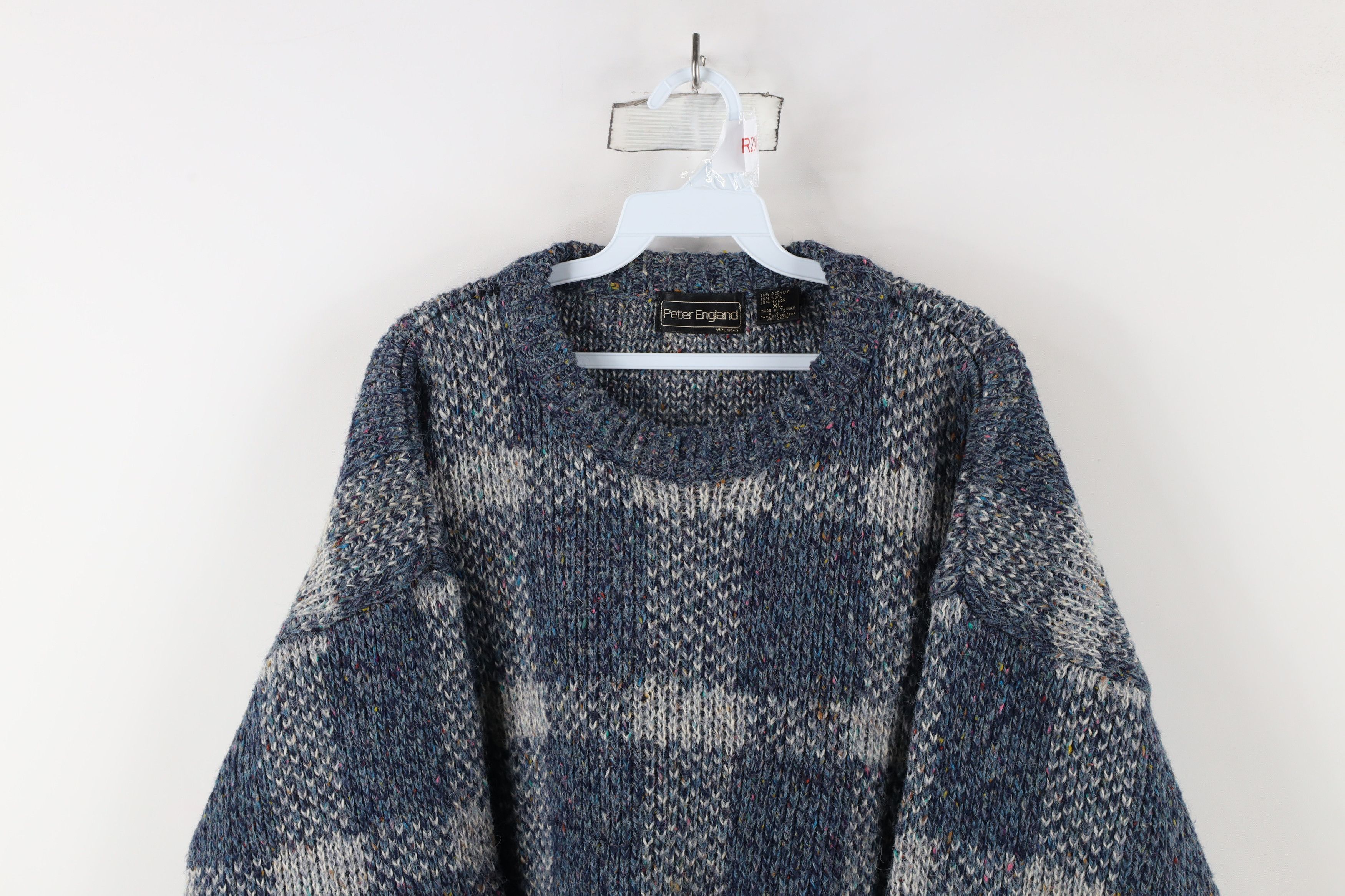 Vintage Vintage 90s Streetwear Wool Blend Knit Rainbow Fleck Sweater Size US XL / EU 56 / 4 - 2 Thumbnail