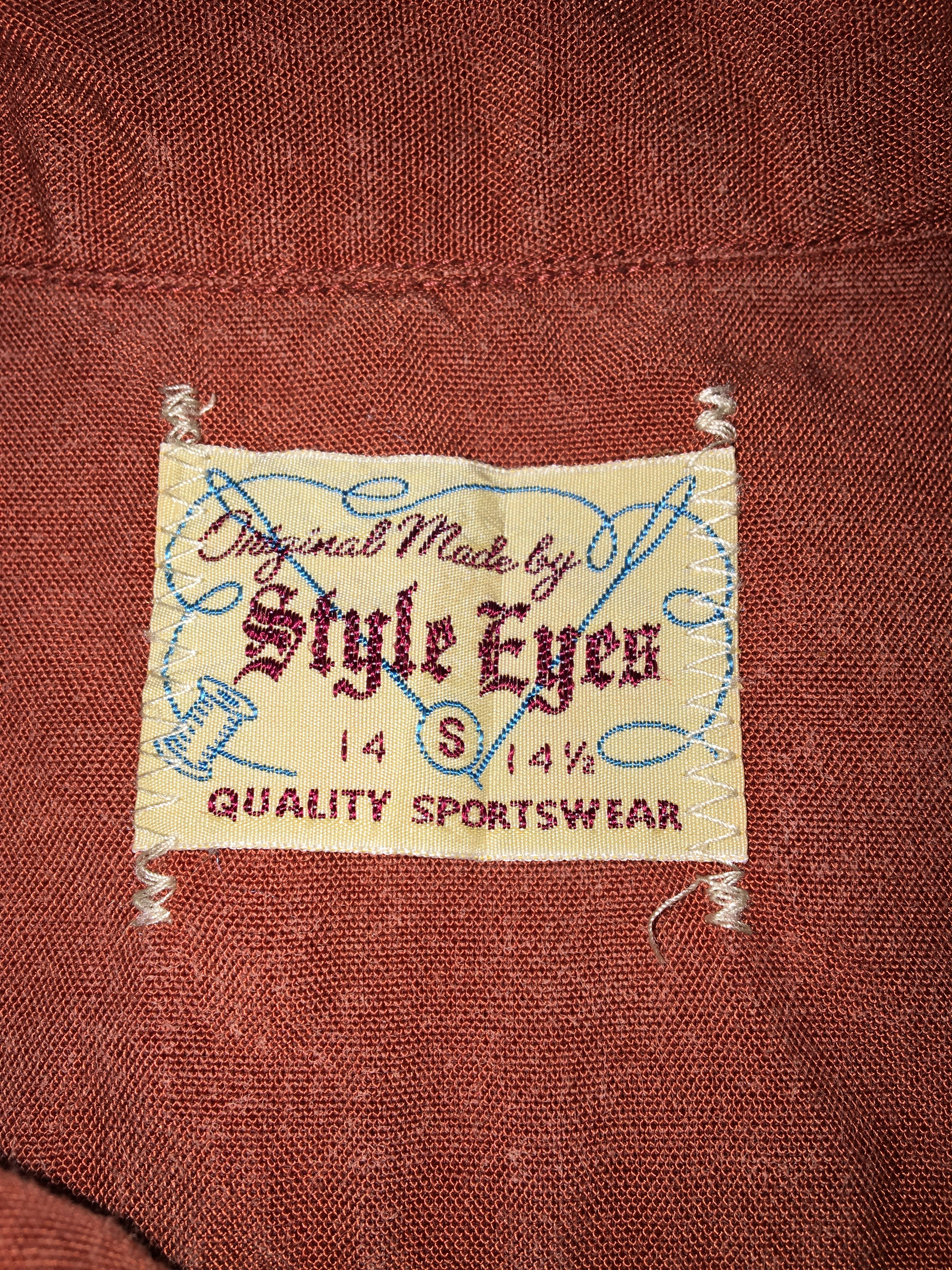 Sugar Cane STYLE EYES by SUGAR CANE BUTTON UPS SHIRT Size US S / EU 44-46 / 1 - 6 Thumbnail