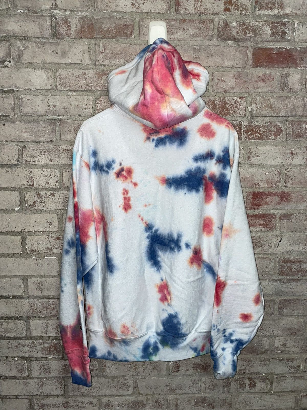 Champion Reverse Weave Sweatshirt Adult Large Tie Dye Hoodie