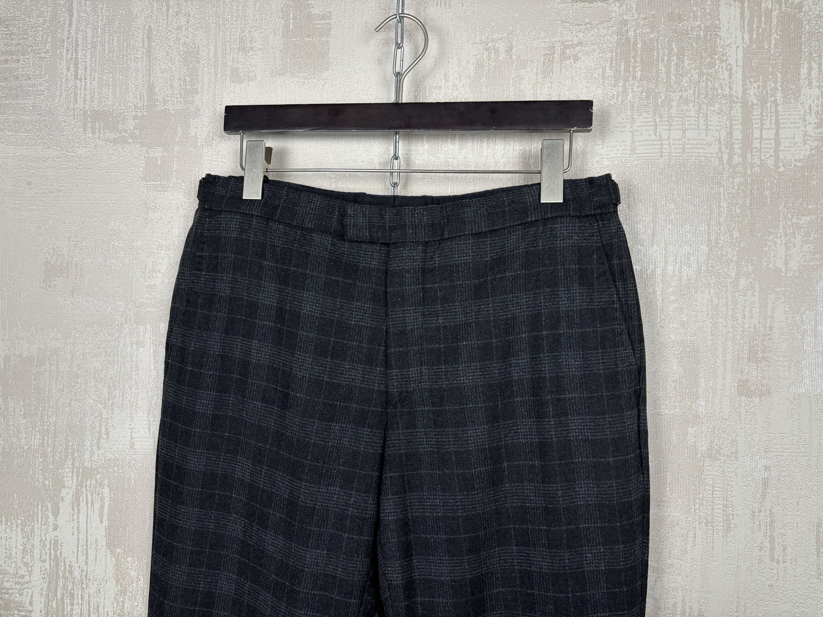 Reiss Reiss Rodney Plaid Wool Blend Pants Check Trousers 34 inch Size US 34 / EU 50 - 3 Thumbnail