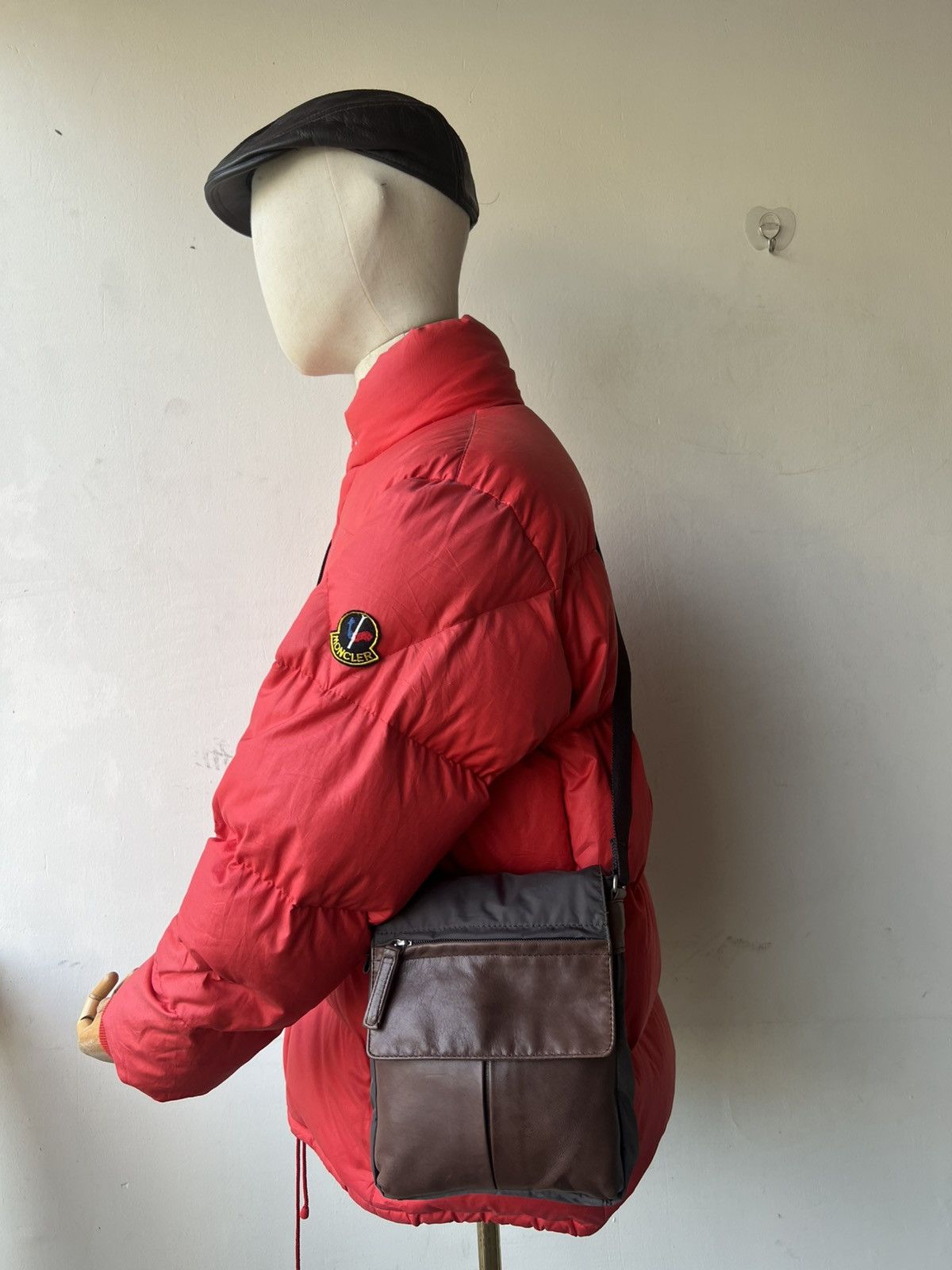 Yohji Yamamoto Vintage 2000 Yohji Yamamoto Y’saccs Hybrid Leather Sling Bag Size ONE SIZE - 5 Thumbnail