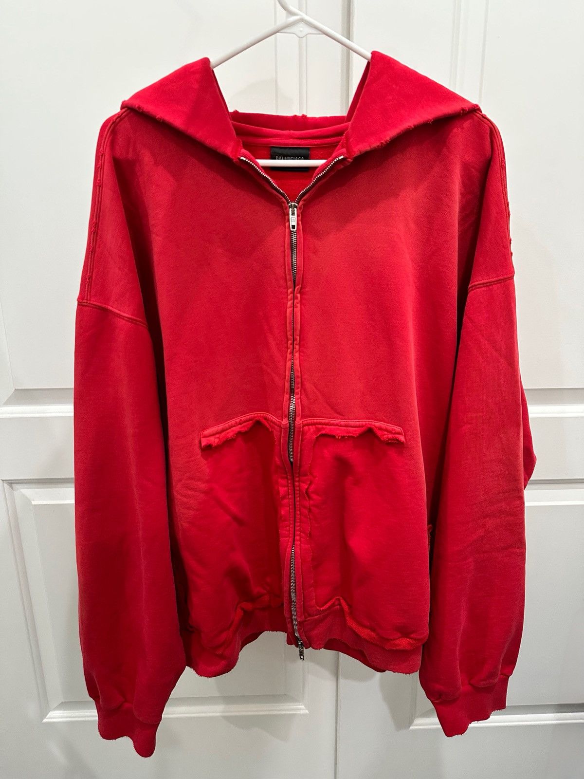 Balenciaga Balenciaga Red Tape Hoodie Size US M / EU 48-50 / 2 - 2 Thumbnail