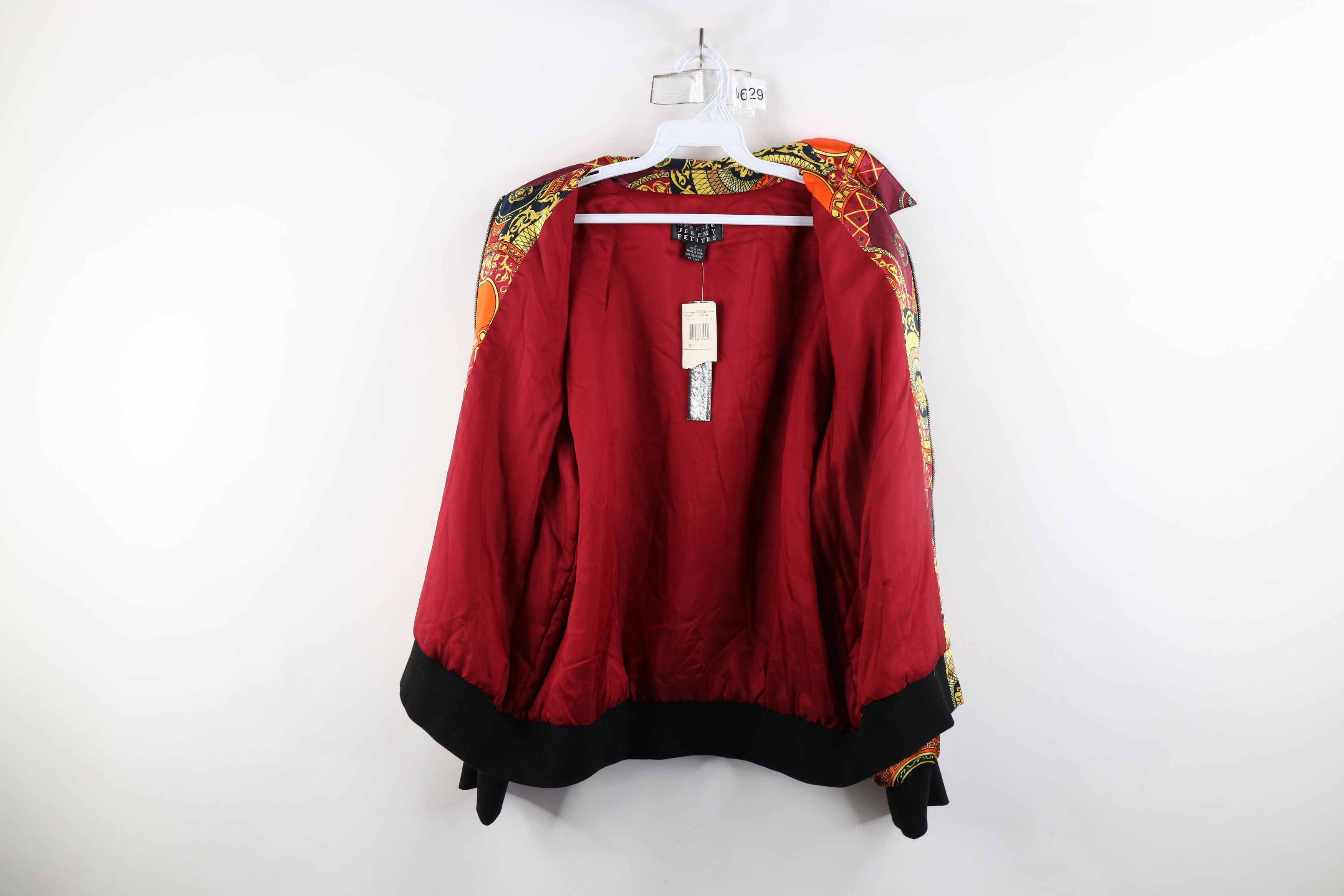 Vintage Deadstock Vintage 90s Streetwear Geometric Zip Bomber Jacket Size L / US 10 / IT 46 - 11 Thumbnail