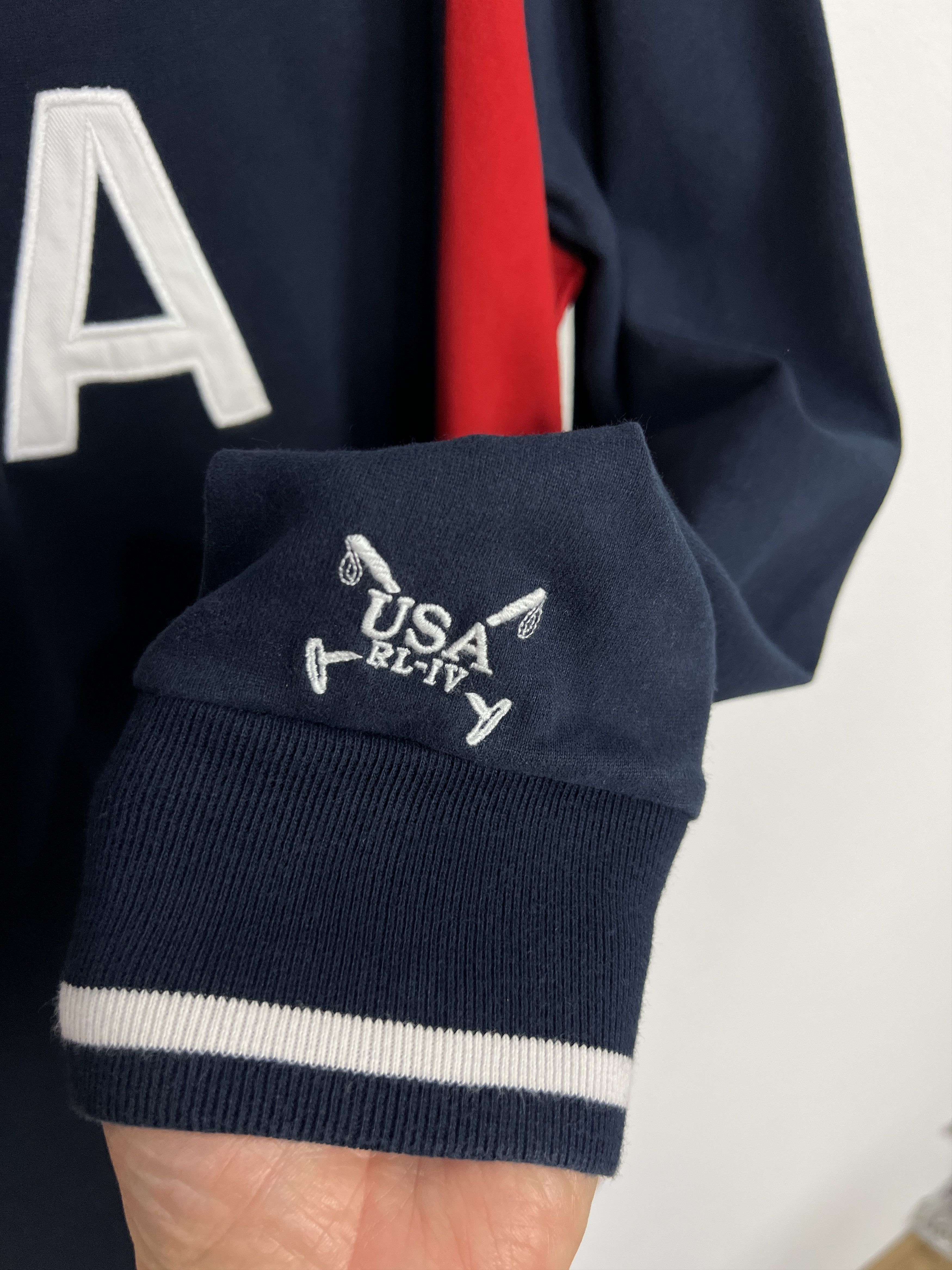 Polo Ralph Lauren Vintage USA Snow Polo Challenge Cup Rugby Long Sleeve Size US L / EU 52-54 / 3 - 6 Thumbnail