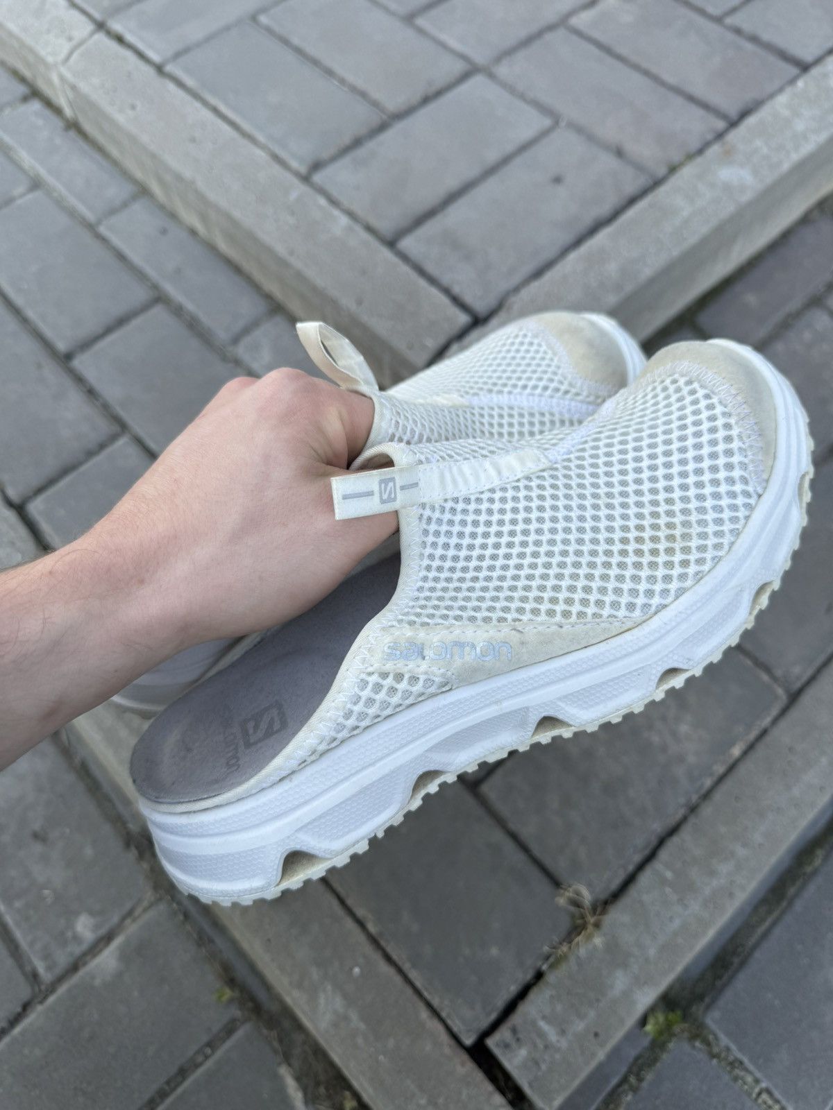 Salomon Salomon RX Slides Triple White US 6.5 Size US 6.5 / IT 36.5 - 3 Thumbnail