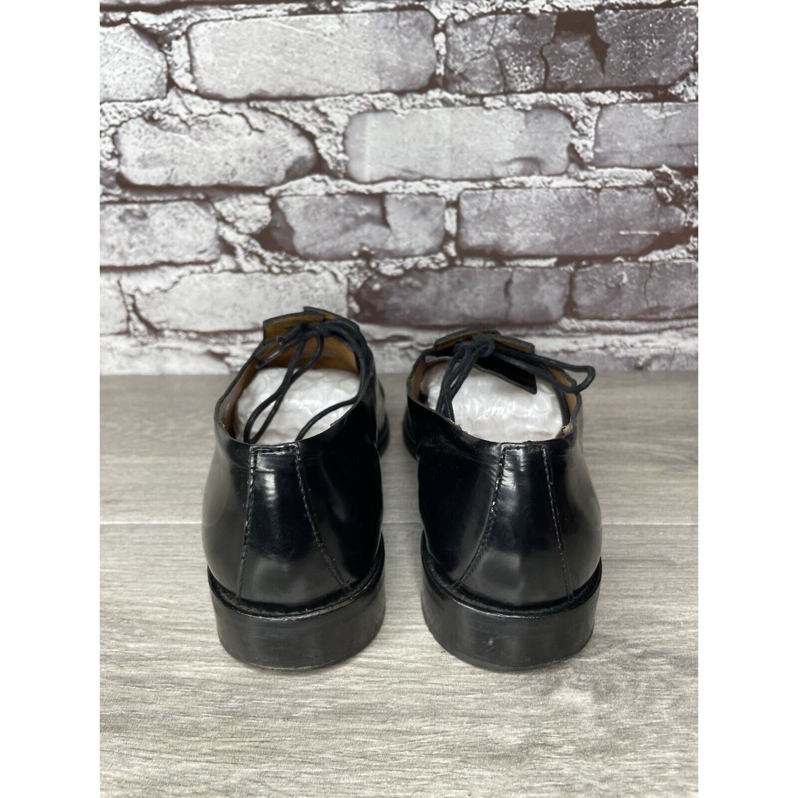 Other Filipe Sousa Black Patent Leather Oxfords Lace Up Shoes Wome Size US 7.5 / IT 37.5 - 3 Thumbnail