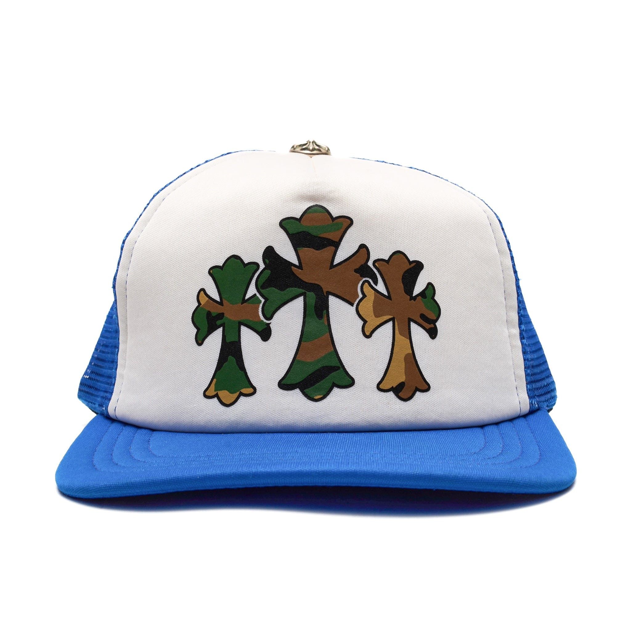 Chrome Hearts Camo Cemetery Cross Trucker Blue Size ONE SIZE - 1 Thumbnail