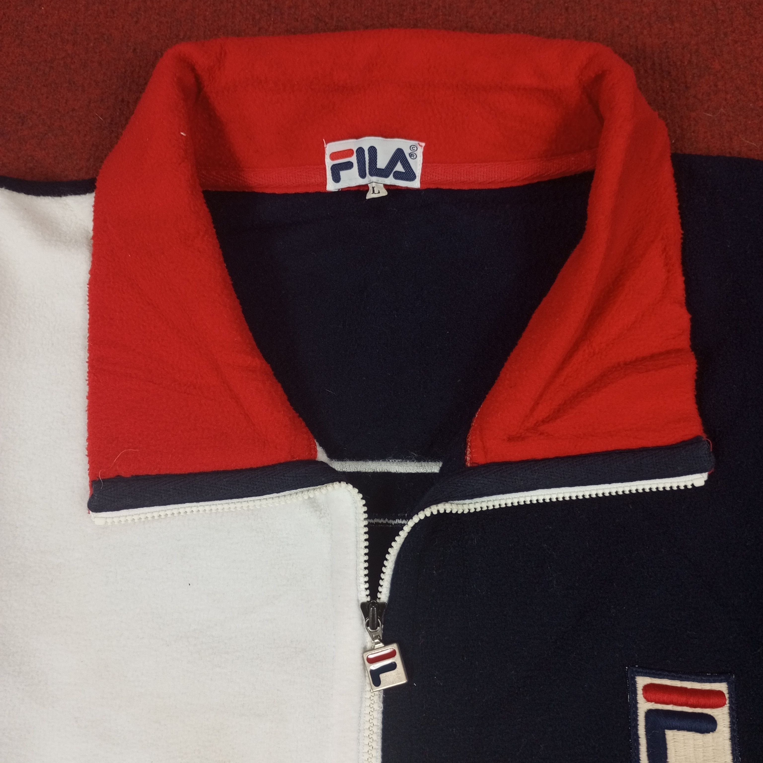 Fila × Vintage Fila Big Logo Design Sweater Size US XL / EU 56 / 4 - 5 Thumbnail
