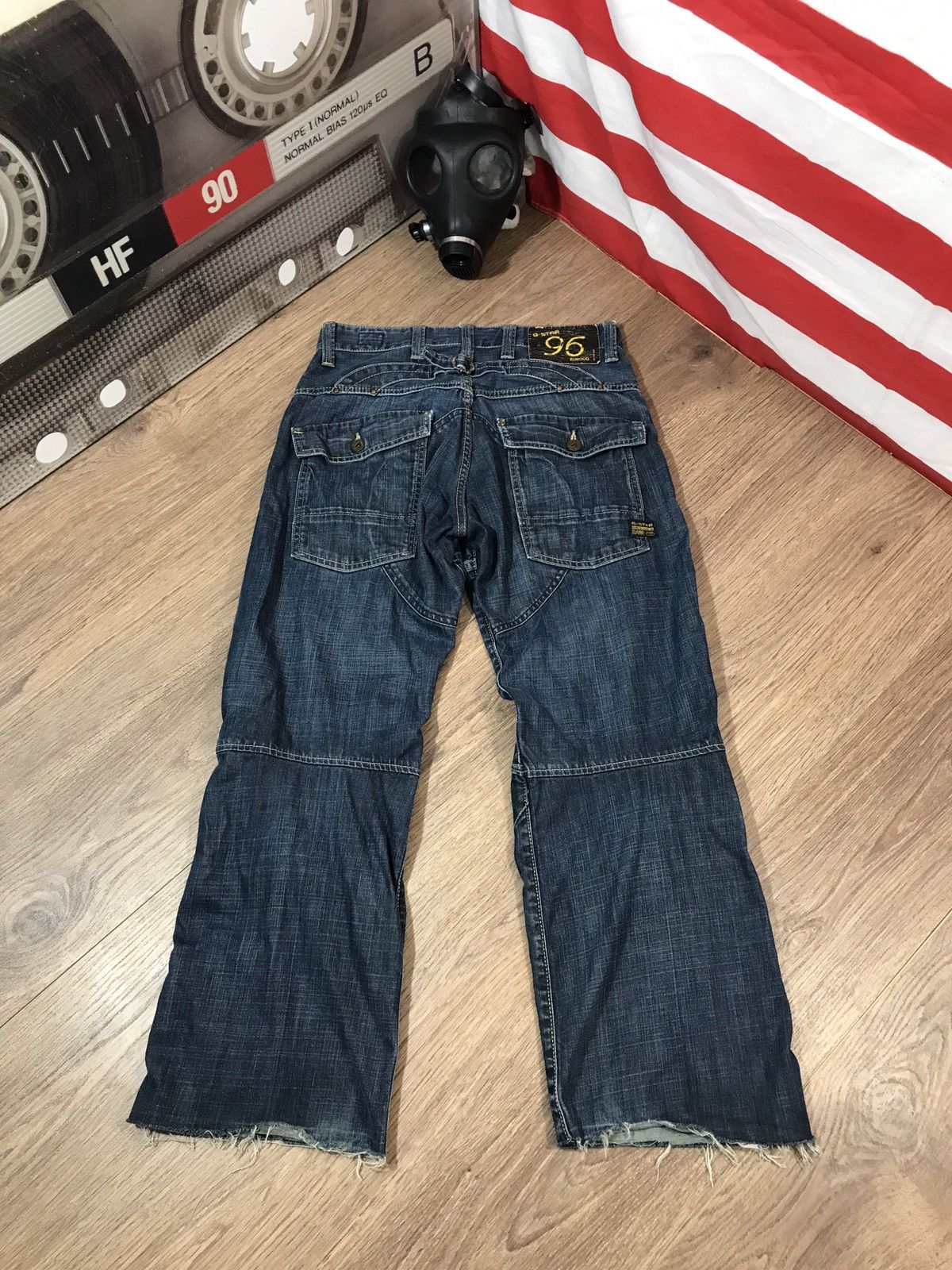 G-Star Vintage G Star Raw Distressed denim pants Jeans Size US 32 / EU 48 - 9 Thumbnail