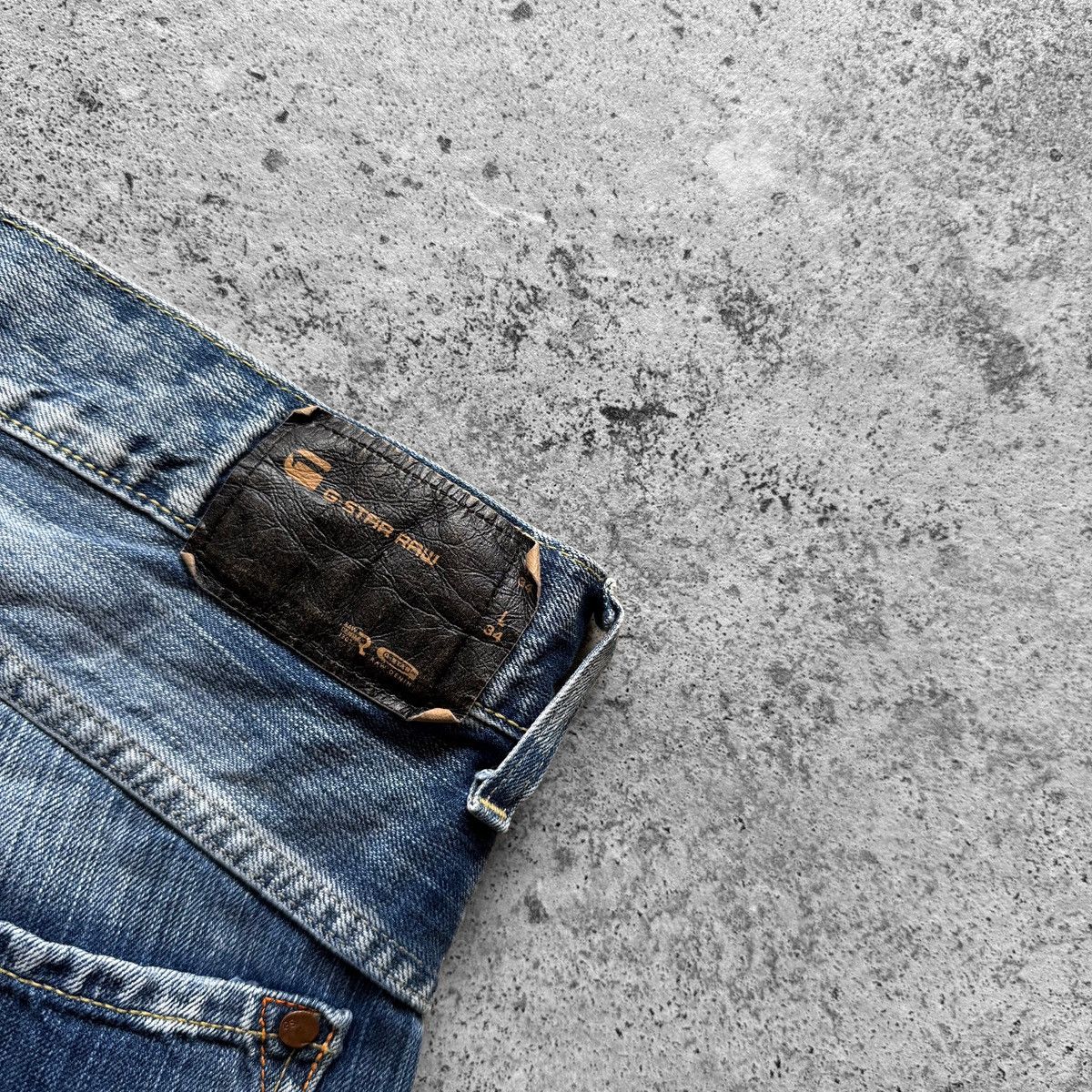 G-Star G-Star Raw Mens Vintage Y2K Blue Wide Leg Baggy Denim Jeans Size US 34 / EU 50 - 5 Thumbnail