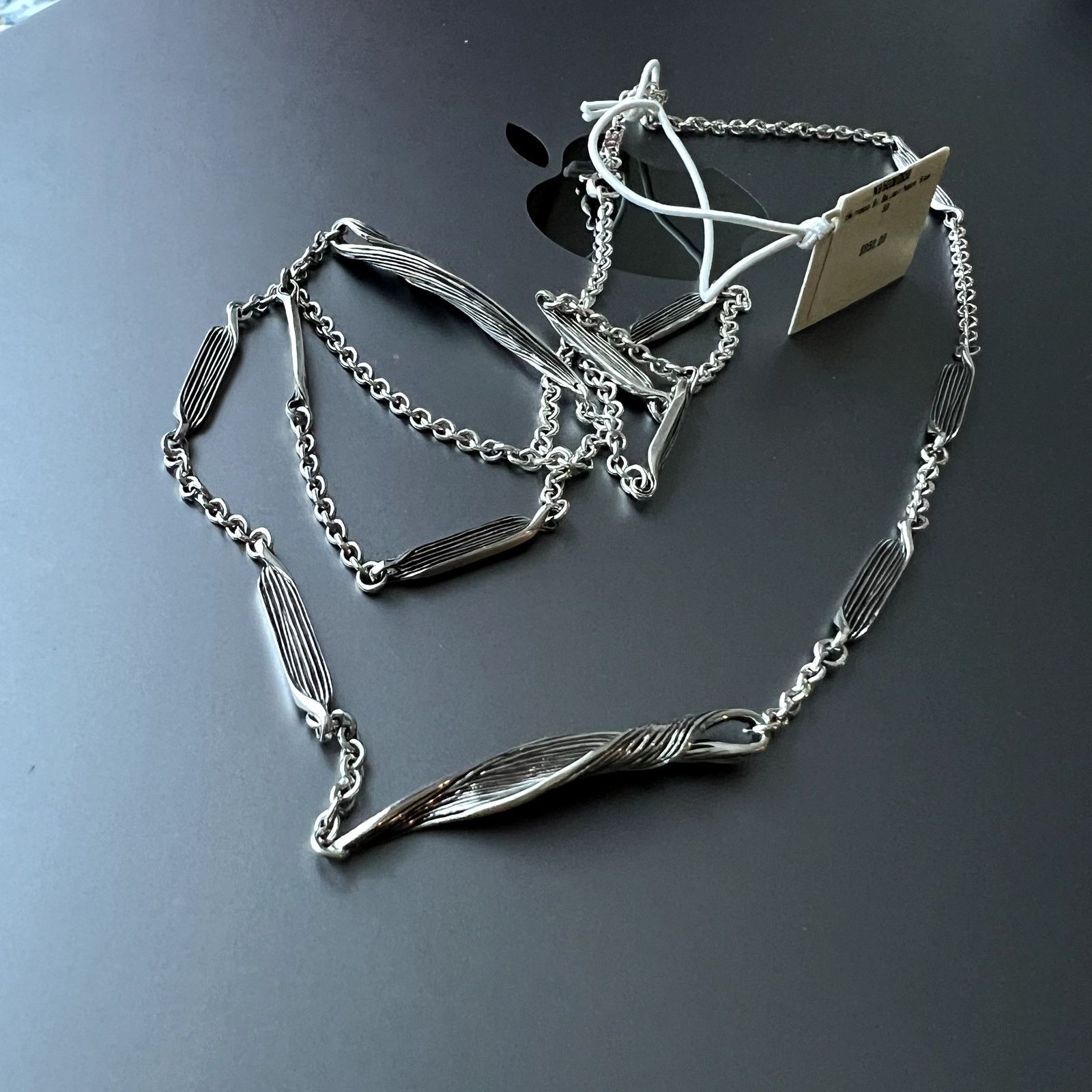 John Hardy John Hardy Bamboo Woven Sautoir Silver Necklace size 32 New Size ONE SIZE - 8 Thumbnail