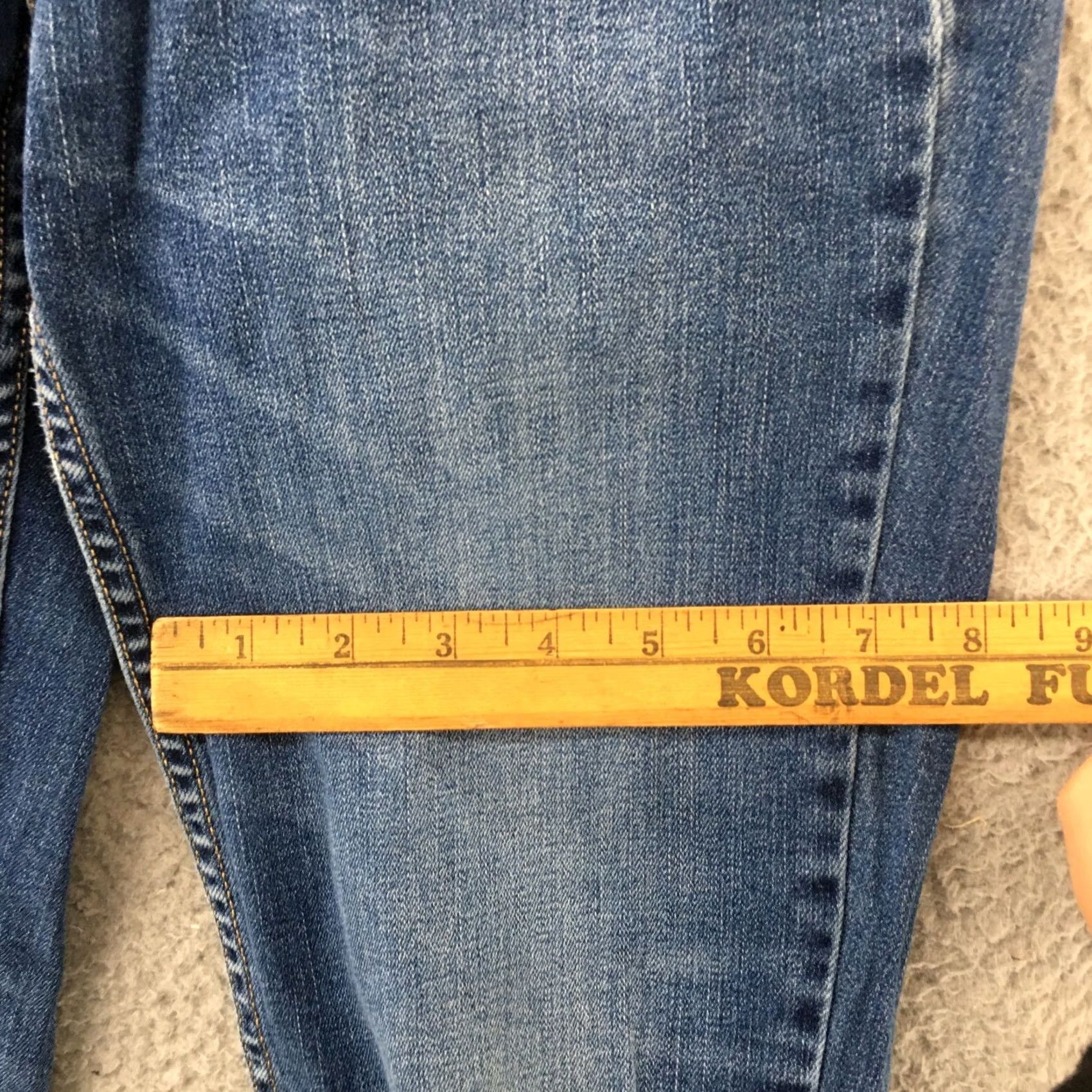 Calvin Klein Calvin Klein Skinny Jeans Womens 28x31 Blue Denim Low Rise Zip Jeans Size 28" / US 6 / IT 42 - 6 Thumbnail