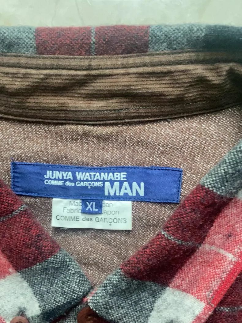 Junya Watanabe JUNYA WATANABE Flannel Check Shirt Size US XL / EU 56 / 4 - 2 Thumbnail