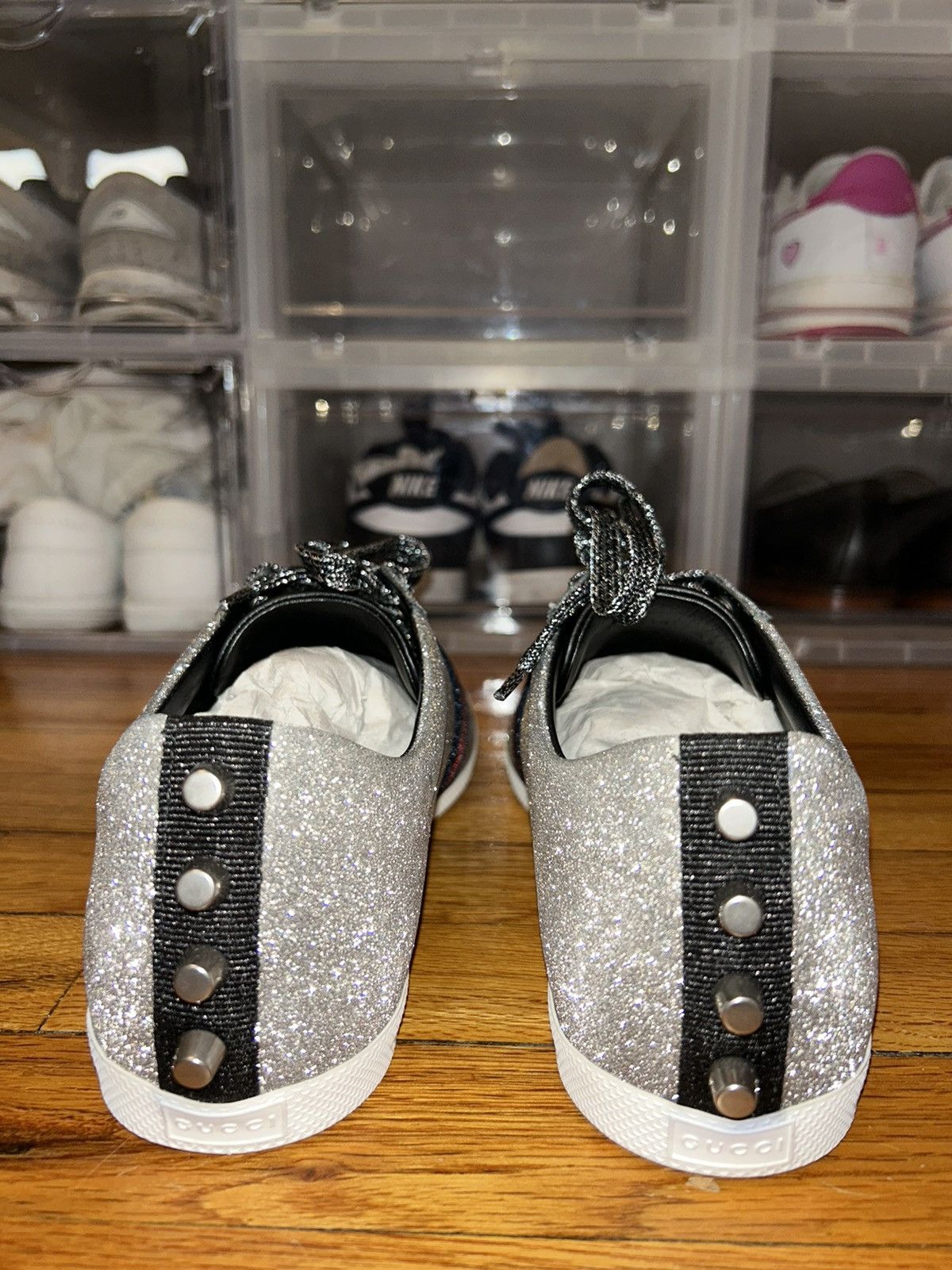 Gucci Gucci Bambi Web Sneakers Size 10 Size US 10 / EU 43 - 7 Thumbnail