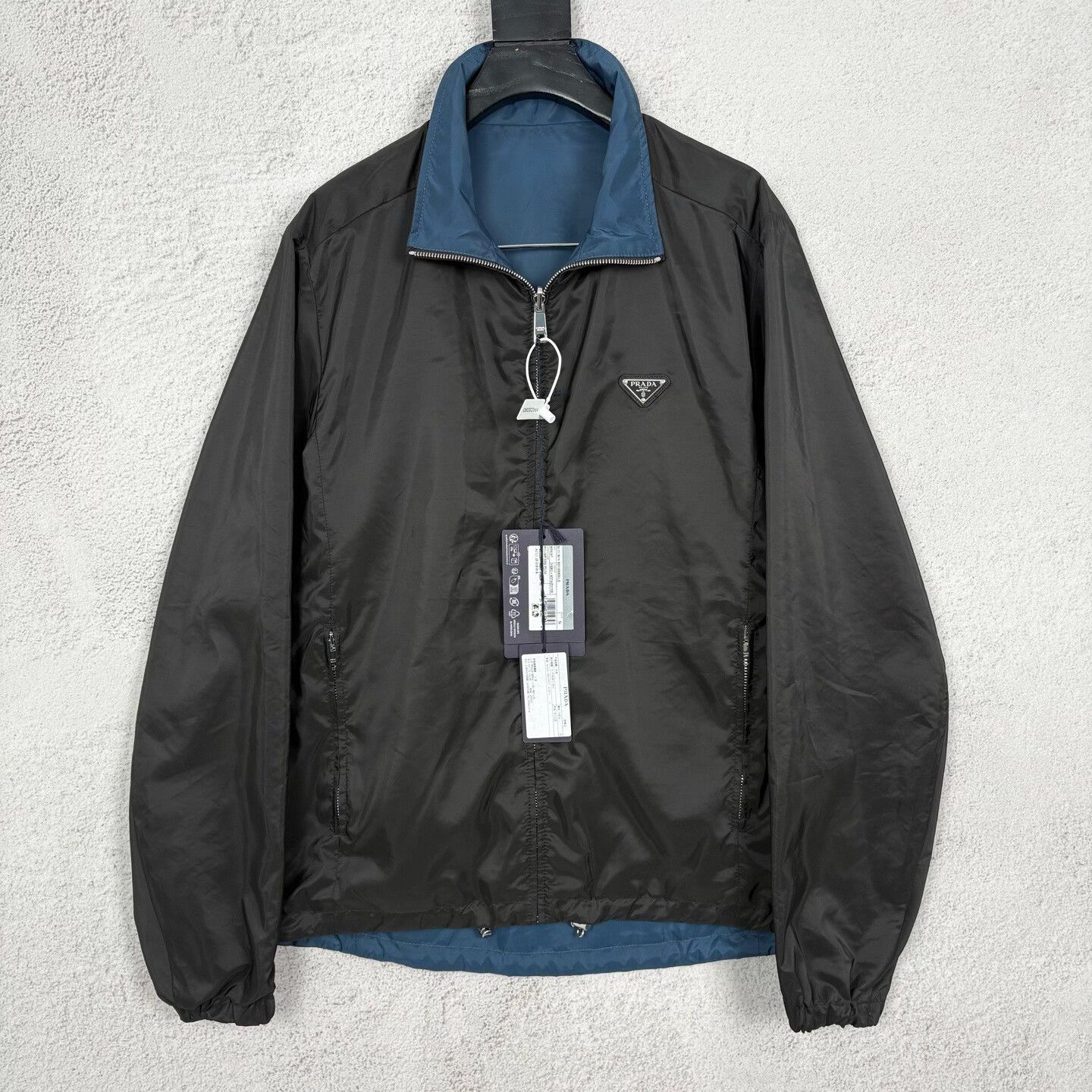 Prada Prada FW24 Metal Triangle Stand Collar Jacket Size US L / EU 52-54 / 3 - 1 Thumbnail