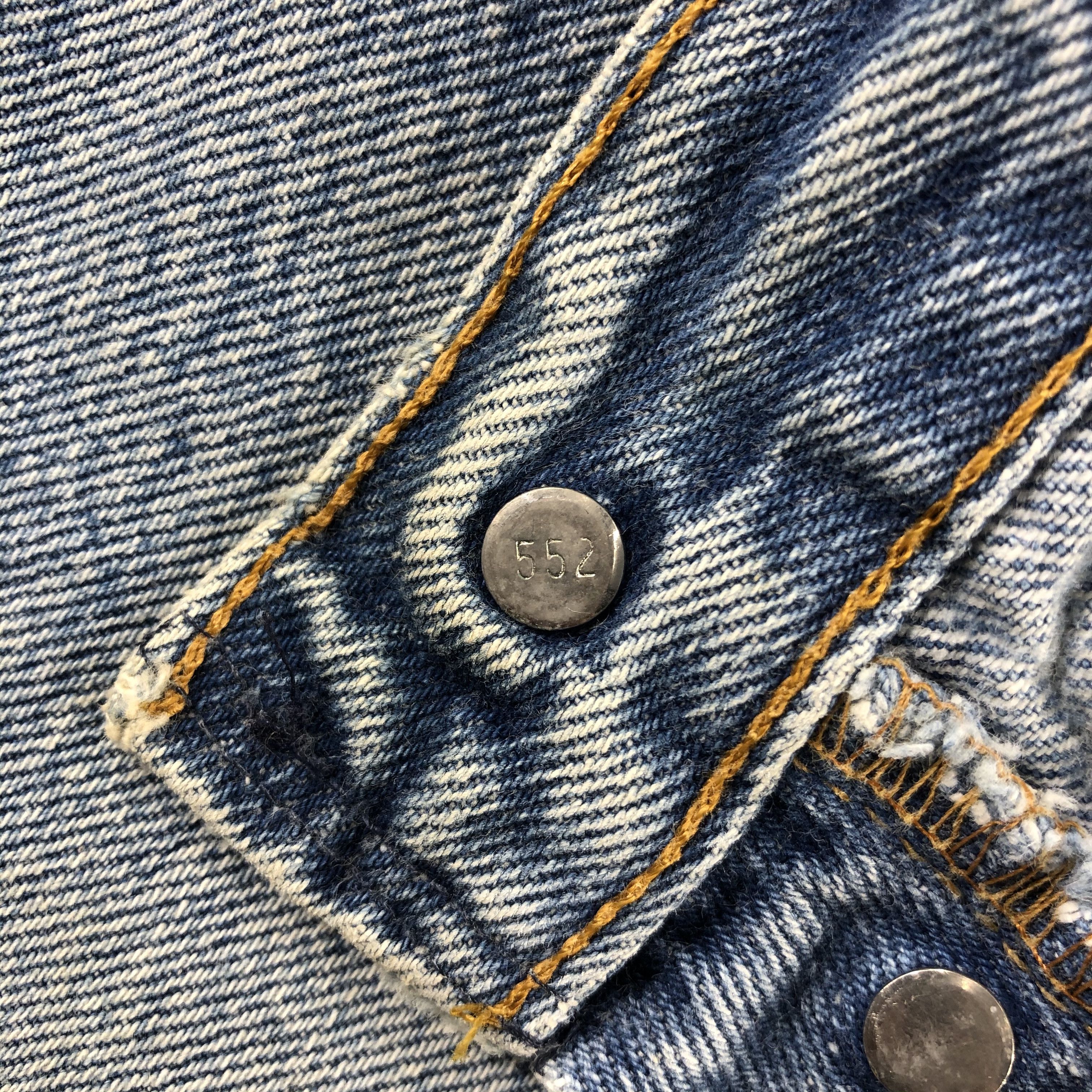 Levi's Vintage Levis 501 Jeans Stone Wash Distres Denim KJ1236 Size US 35 - 9 Thumbnail