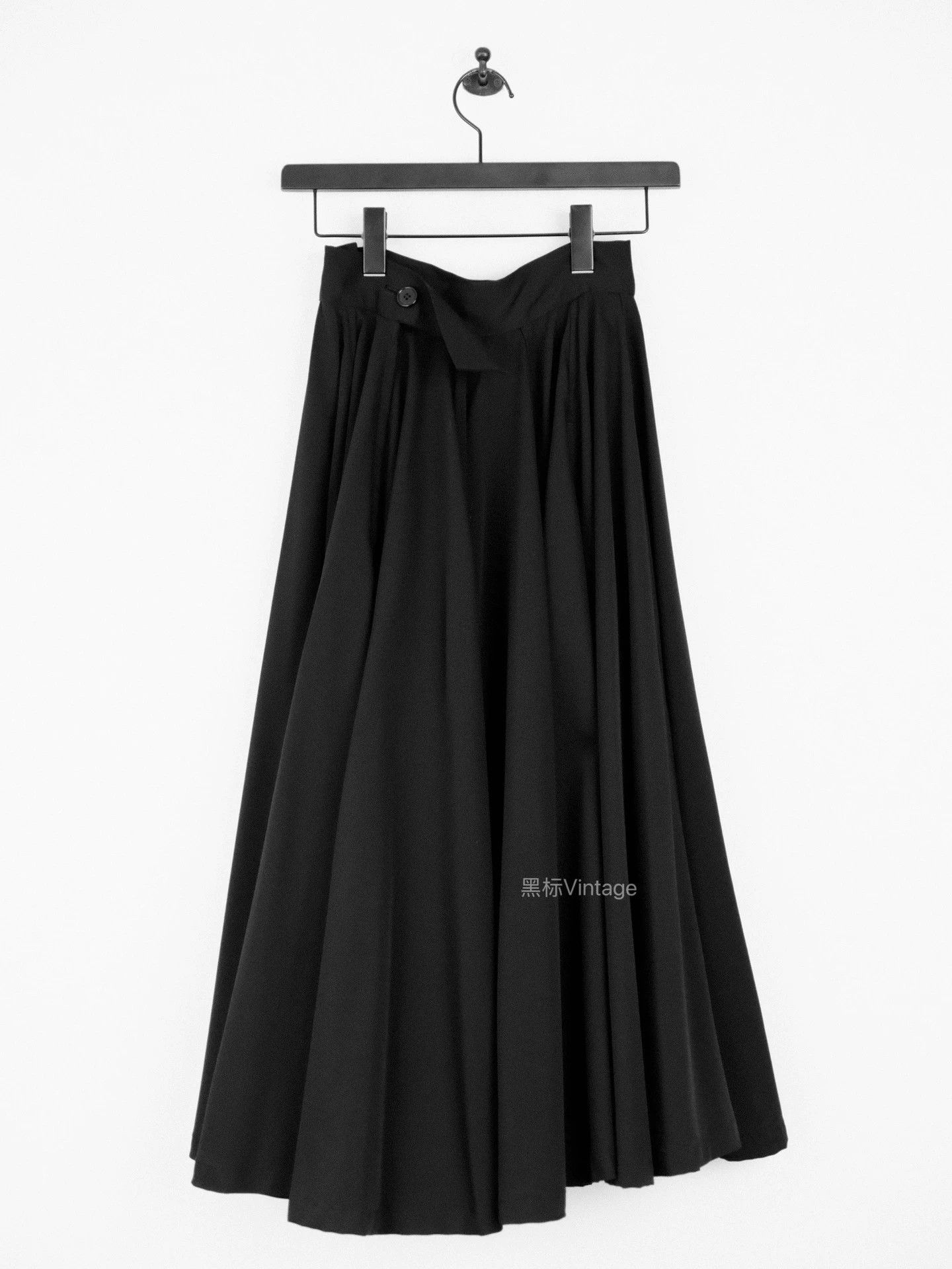 Yohji Yamamoto Yohji Yamamoto 80s Archive Oversized Pleated Wool Skirt Women's Size 24" / US 00 / IT 34 - 2 Thumbnail