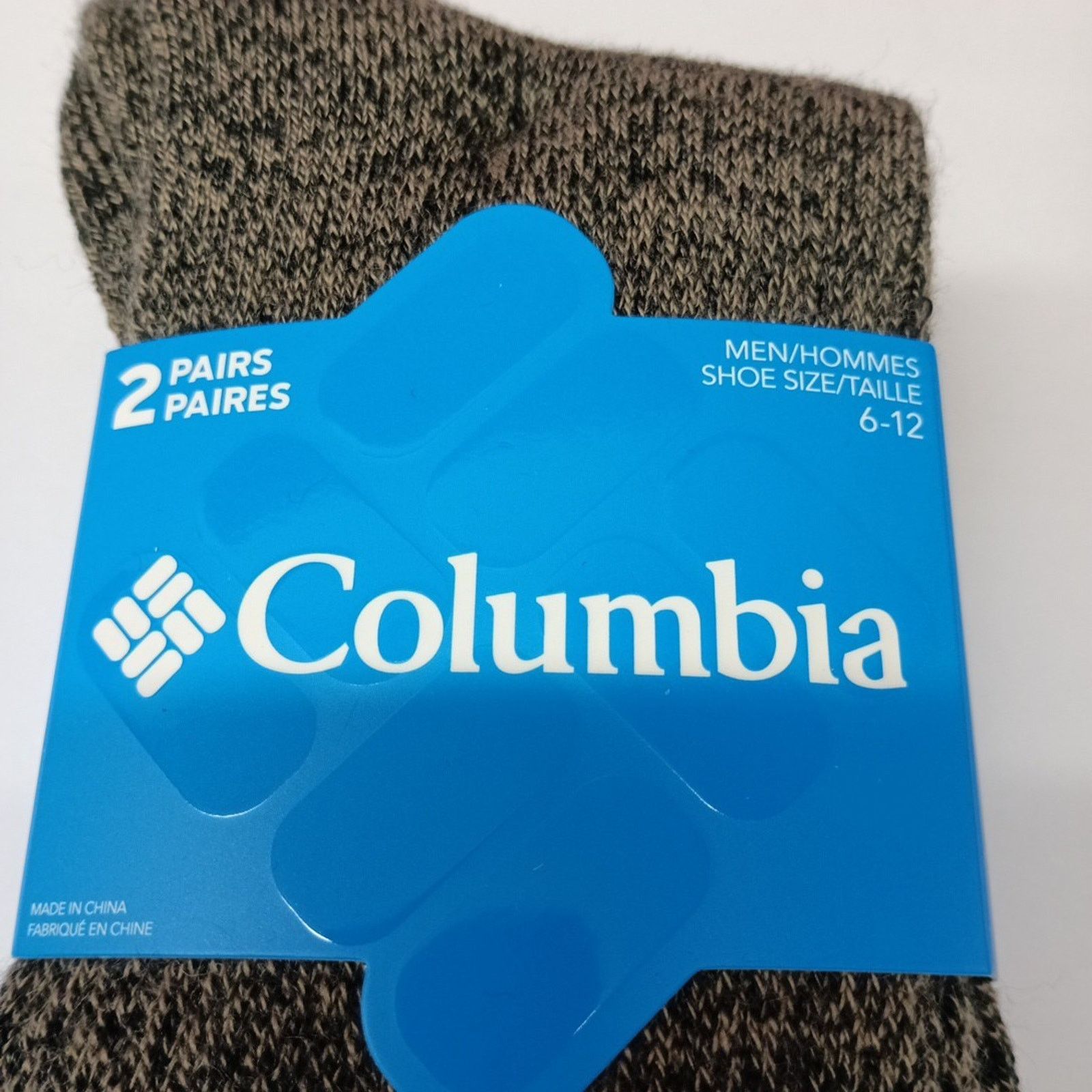 Columbia Men's Columbia 2-pack Wool-Blend Crew Socks Shoe Size: 6-12 Size ONE SIZE - 2 Thumbnail