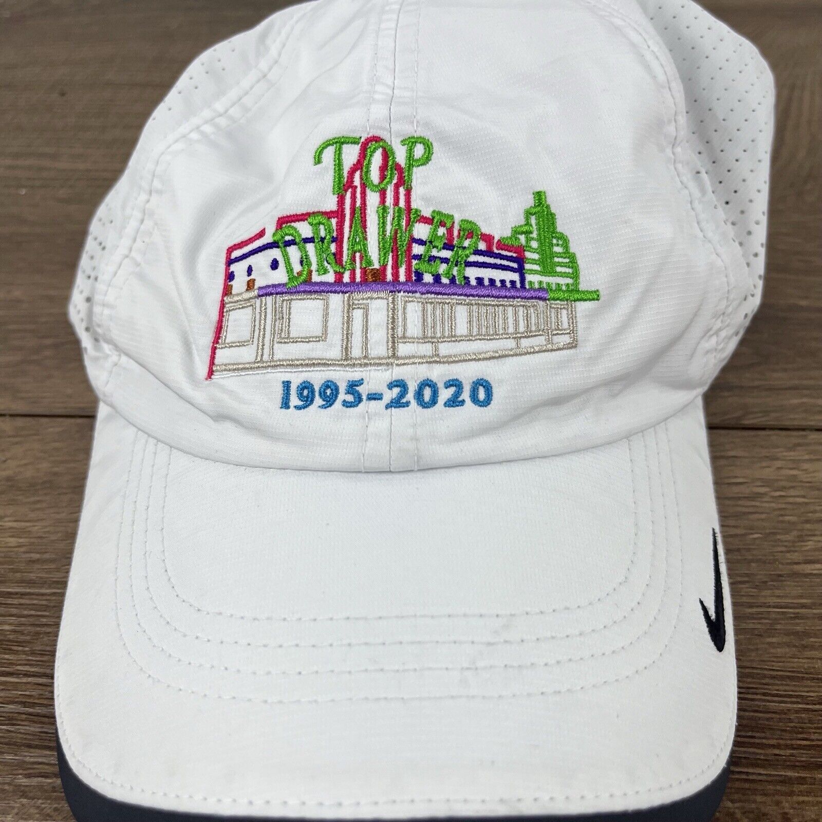 Nike Top Drawer Hat Nike 1995 2020 Hat White Adjustable Hat White Size ONE SIZE - 8 Thumbnail