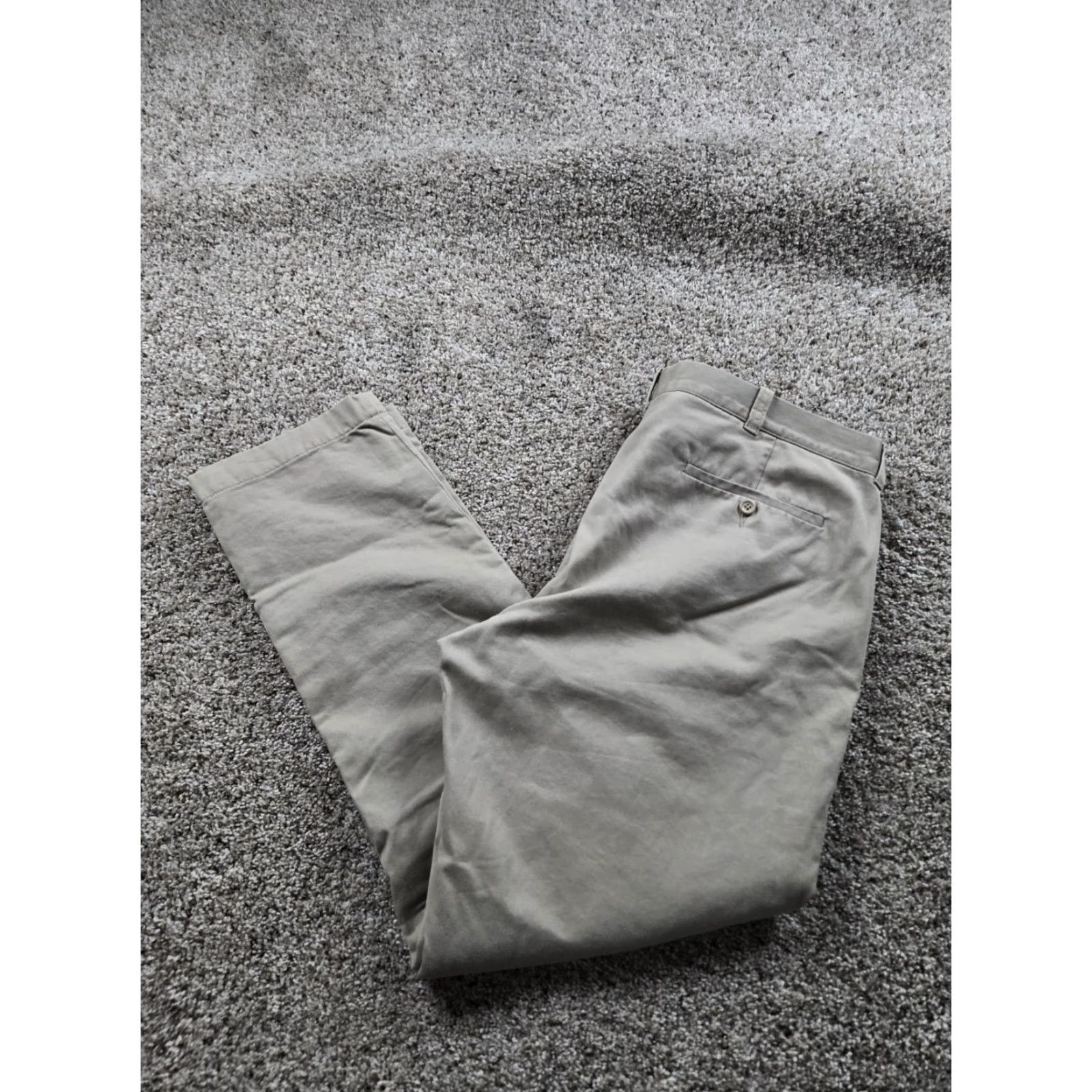 J.Crew J.Crew Sutton Chino Pants Mens 38x32 Khaki Straight Leg Slant Pocket Lined Twist: Twill Cotton Slim Regular 38 Beige Buttons Vintage No Size US 38 / EU 54 - 2 Thumbnail