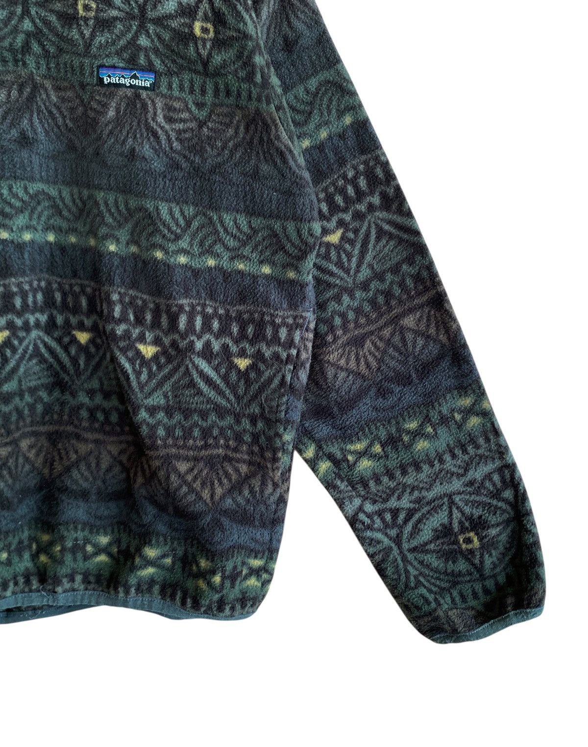 Patagonia Vintage Patagonia Synchilla Snap Button Navajo Fleece 1990s Size US S / EU 44-46 / 1 - 6 Thumbnail