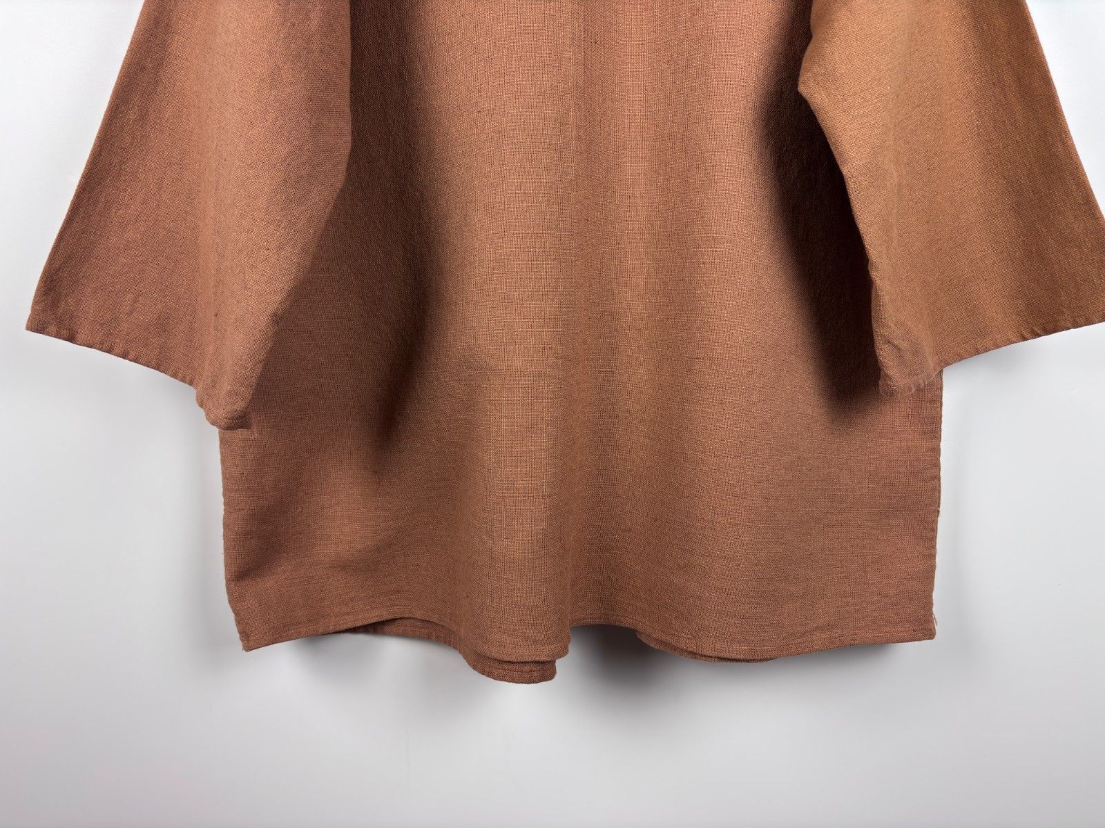 Gudrun Sjoden Gudrun Sjoden Open Long Cardigan Linen Cotton Brown L/XL Size L / US 10 / IT 46 - 9 Thumbnail