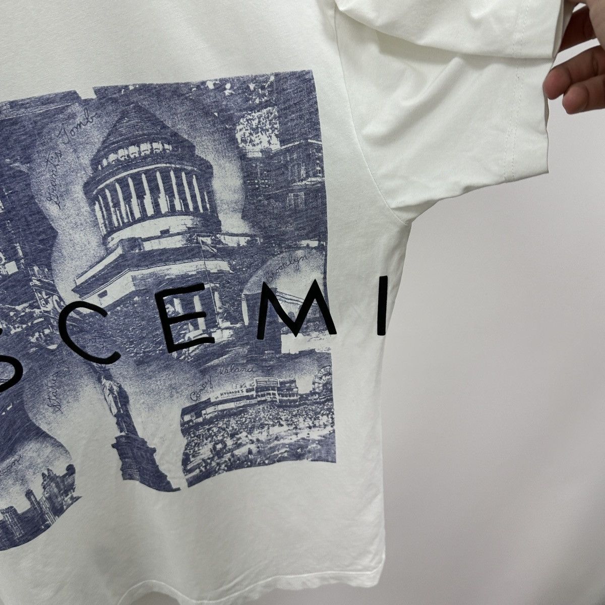 Buscemi Vintage 00s Buscemi USA Italy distressed tee oversize luxury Size US M / EU 48-50 / 2 - 9 Thumbnail