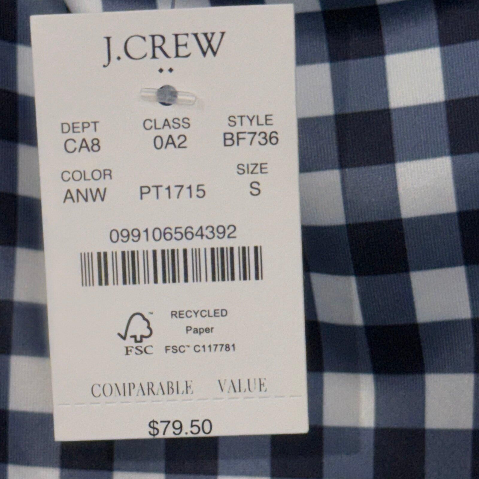 J.Crew J. Crew Gingham Slip Dress - Size S NWT Size S / US 4 / IT 40 - 6 Thumbnail