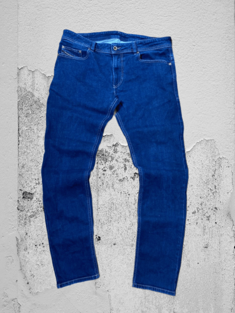 Diesel × Japanese Brand Crazy Crash Dirty Baggy Faded Jean Japan Avant Garde Style Size US 34 / EU 50 - 1 Thumbnail