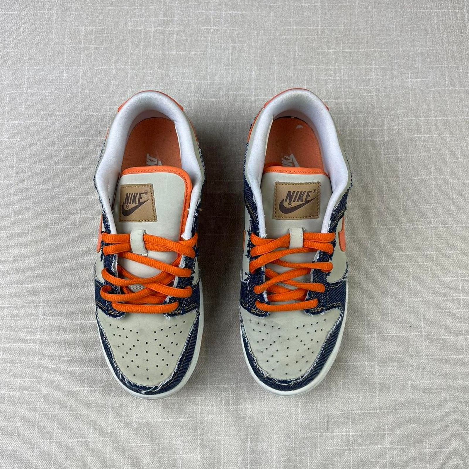 Nike Nike Dunk Low “Orange Denim" Size US 5.5 / IT 35.5 - 4 Thumbnail