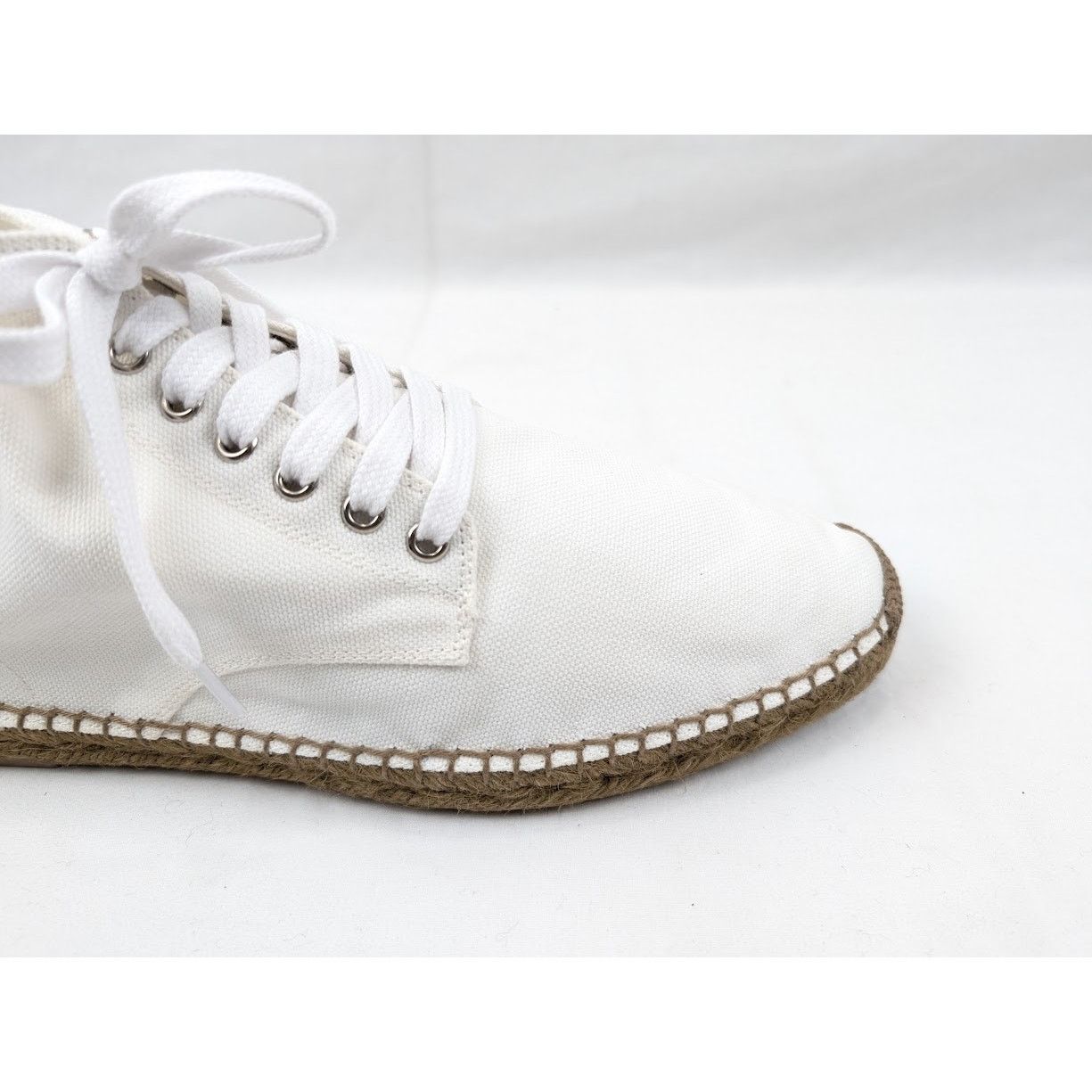 Saint Laurent Paris o1rshd1 Damon High-Top Sneakers in Off-White/Blanc Opti Size US 10 / EU 43 - 3 Thumbnail