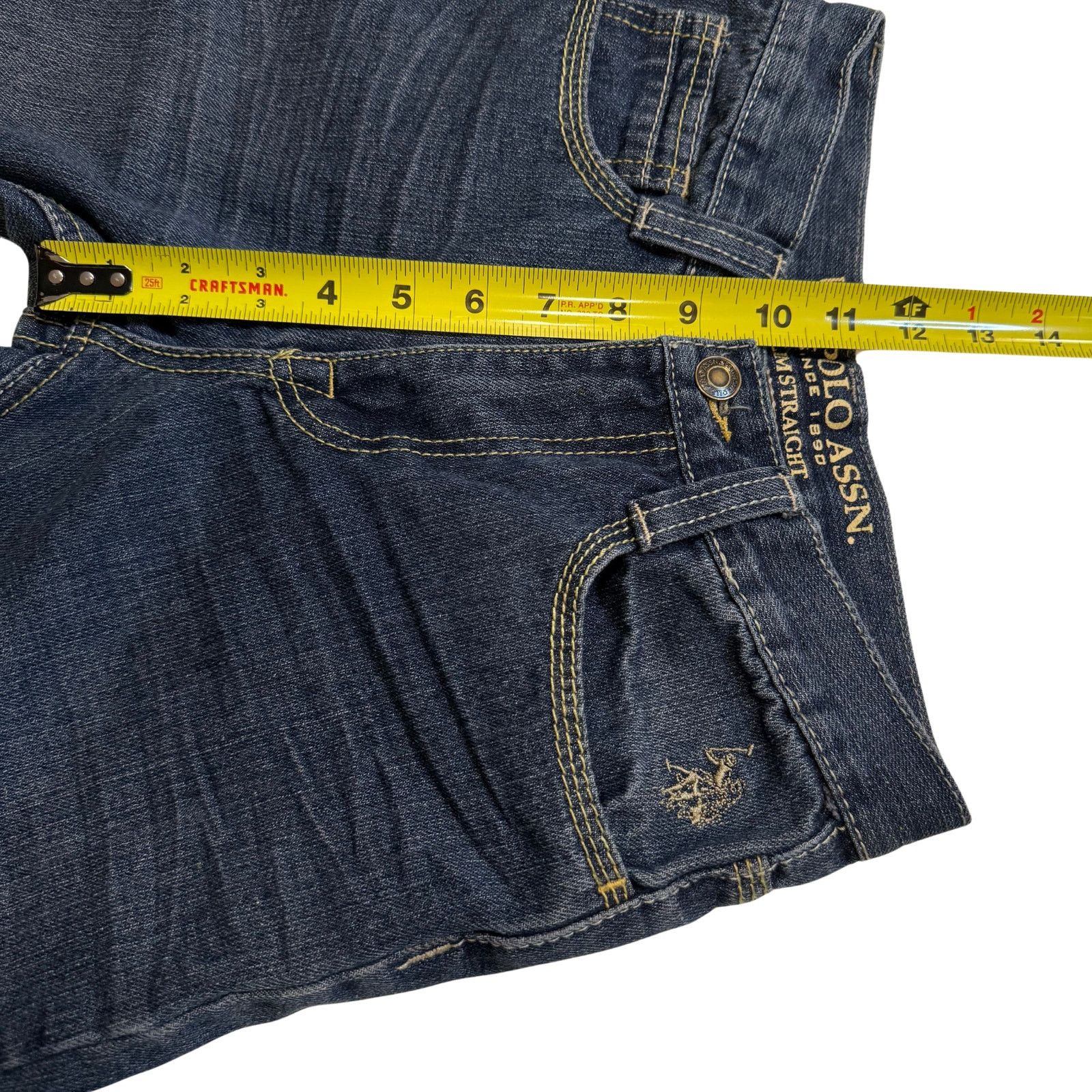U.S. Polo Assn. US Polo Assn. Slim Straight Jeans | Women's 14 Size 36" / US 14 / IT 50 - 6 Thumbnail