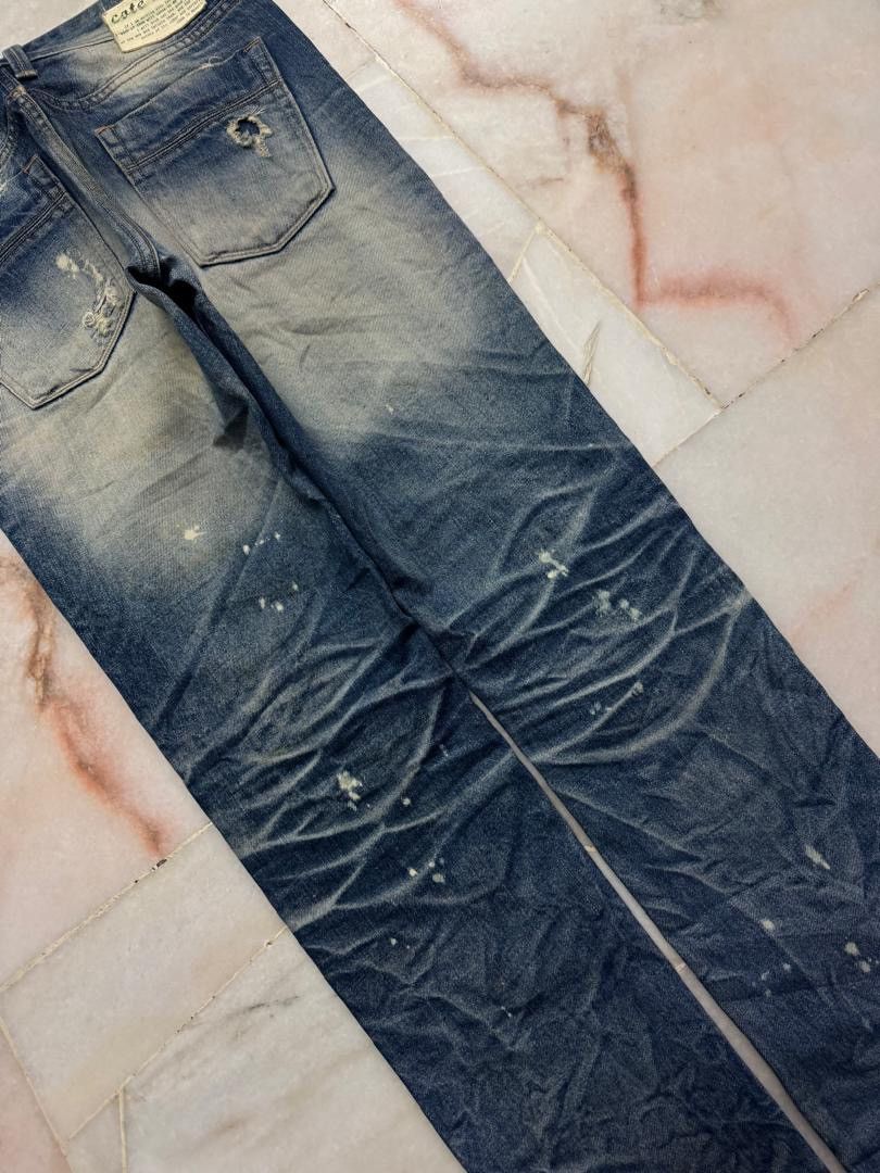 Undercover Insane💥Sashiko Boro 90s Japanese Kapital Style Distress Jean Size US 30 / EU 46 - 16 Thumbnail