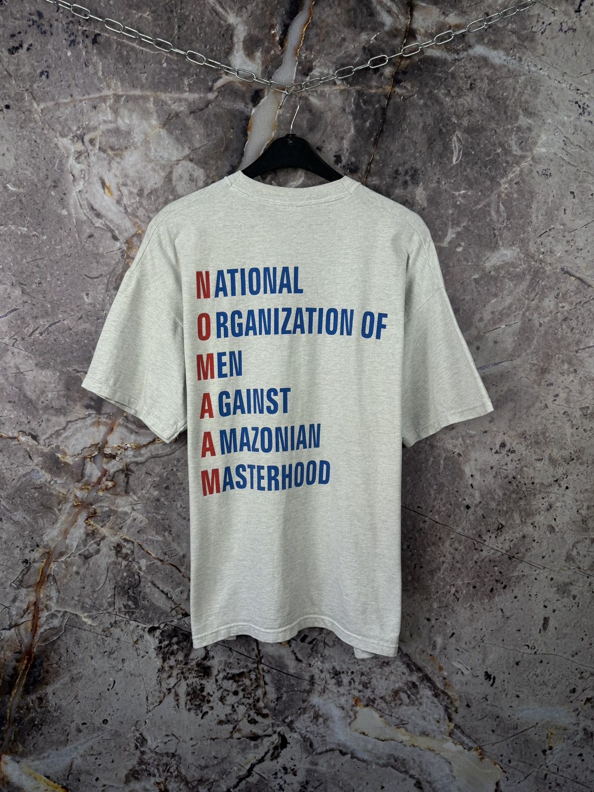 Fruit Of The Loom × Liquid Blue Men’s No Ma’am T-Shirt Vintage Size XL Size US XL / EU 56 / 4 - 8 Thumbnail