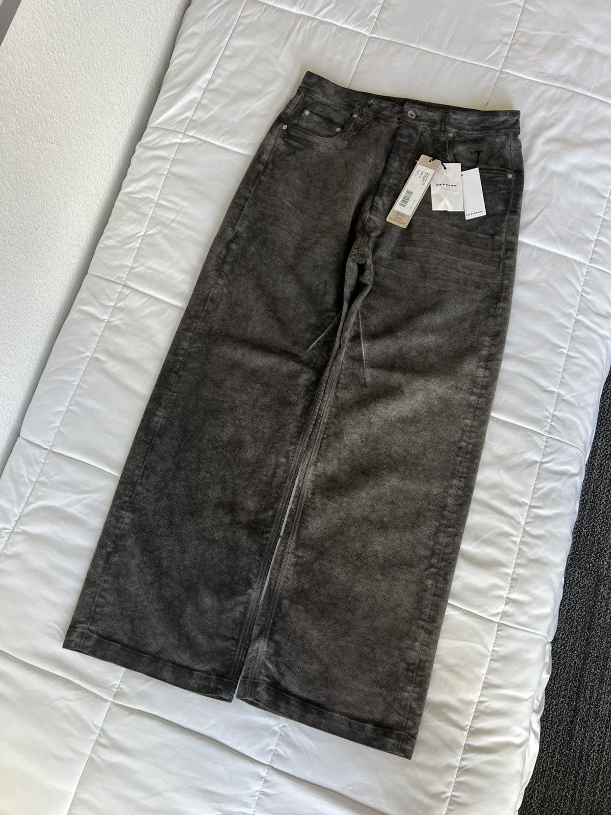 Rick Owens Moleskin Geth Jeans