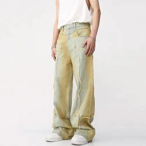 Japanese Brand × Jean Gradient Straight Jeans Size US 32 / EU 48 - 2 Thumbnail