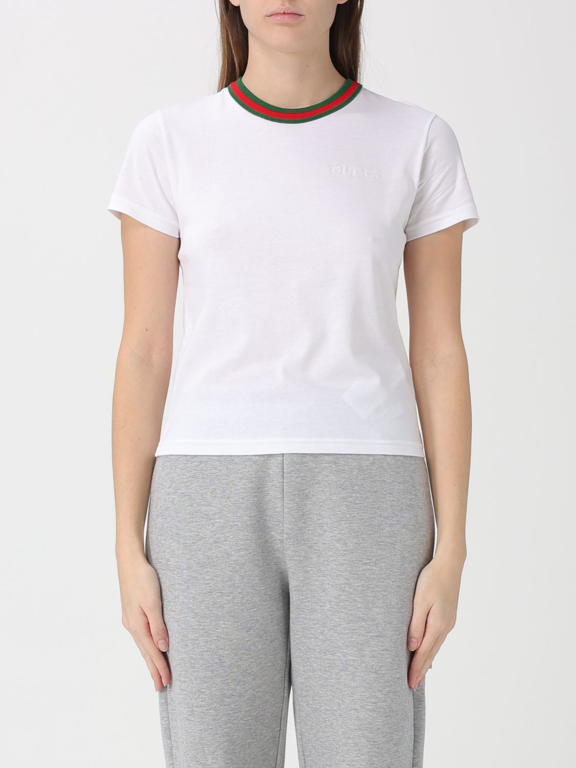 Gucci Gucci T-Shirt Woman White Size M / US 6-8 / IT 42-44 - 1 Thumbnail