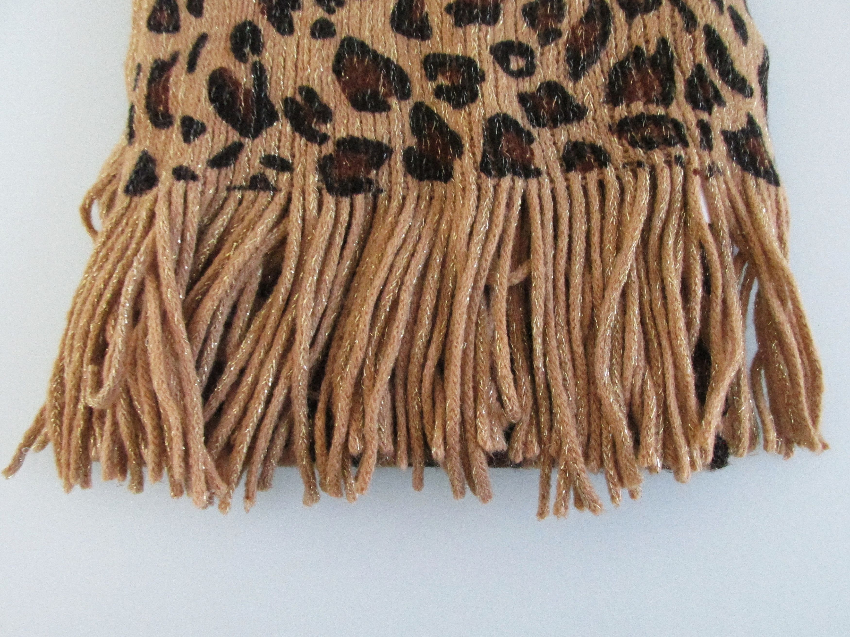 Other Cejon (NWT) Women's Animal Print Knit Scarf Size ONE SIZE - 2 Thumbnail