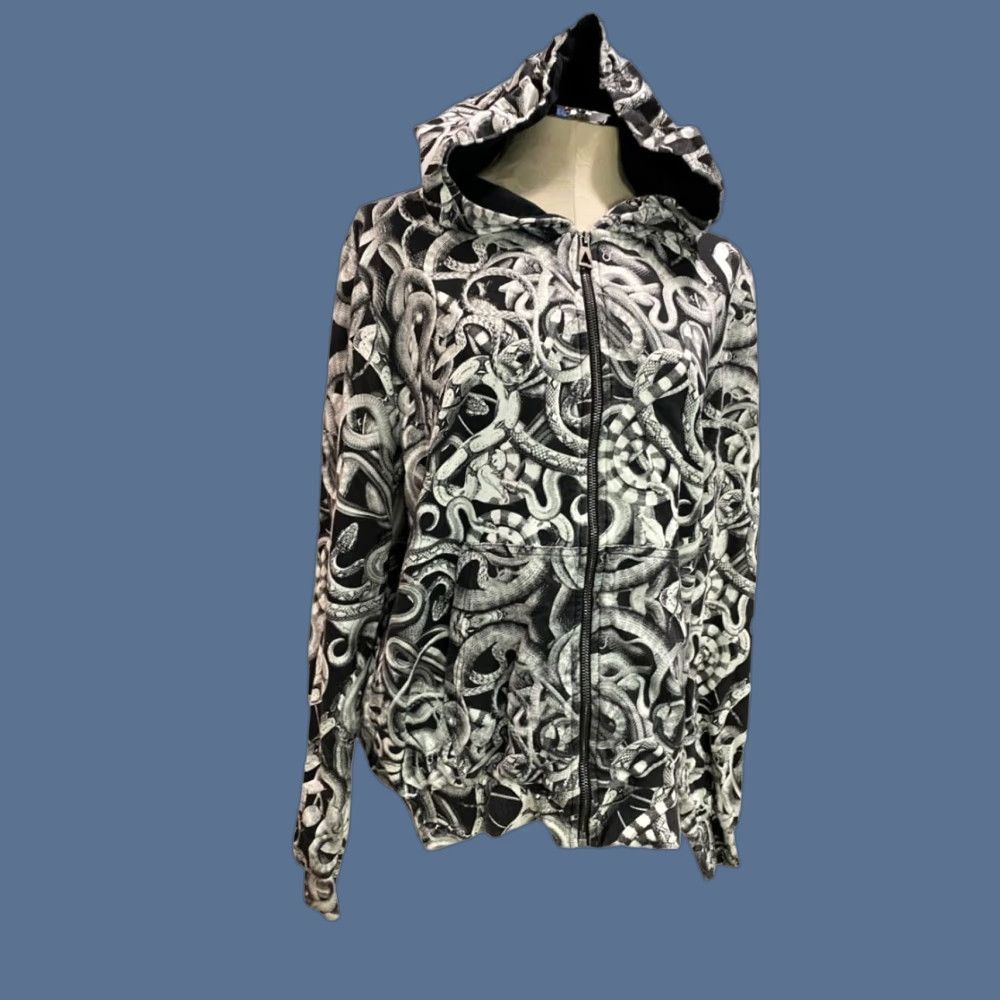 Eleven Paris ElevenParis Hoodie Medium White Snake Print Life is a Joke Mens Size US M / EU 48-50 / 2 - 1 Thumbnail