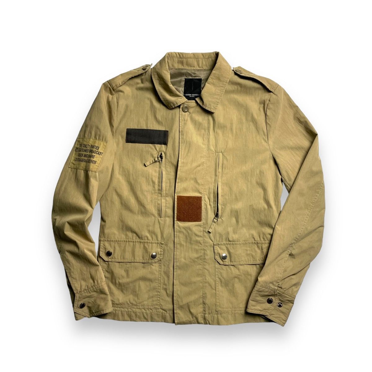 🇯🇵 VINTAGE COMDES COMBINE FOR MEN BUTTON UP FIELD JACKET