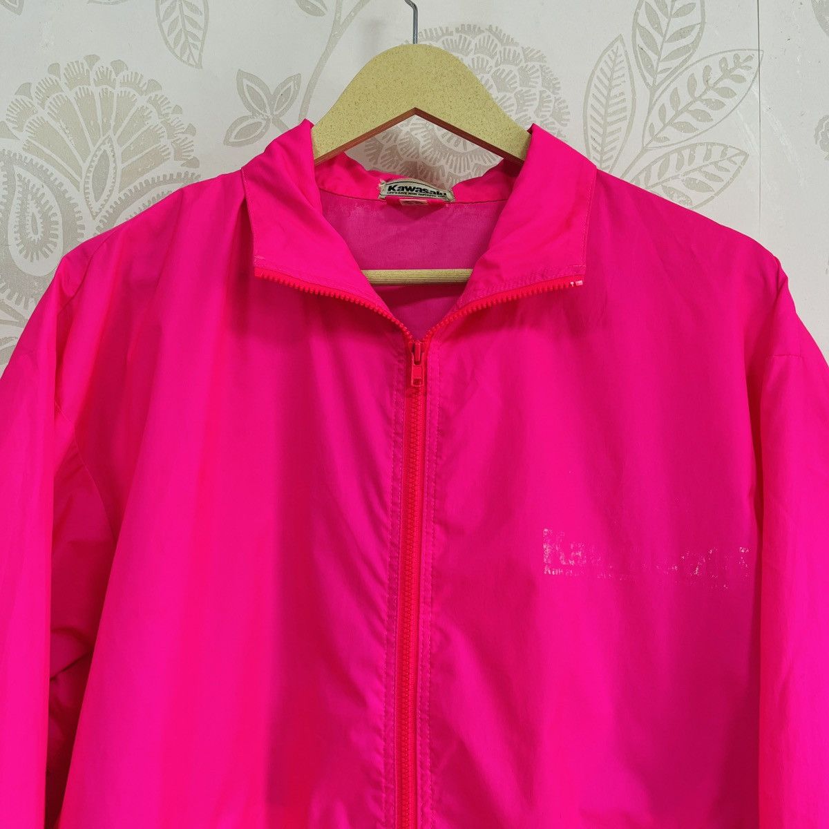 Japanese Brand × Vintage Vintage 80s Kawasaki Light Jacket Windbreaker Size US L / EU 52-54 / 3 - 18 Thumbnail