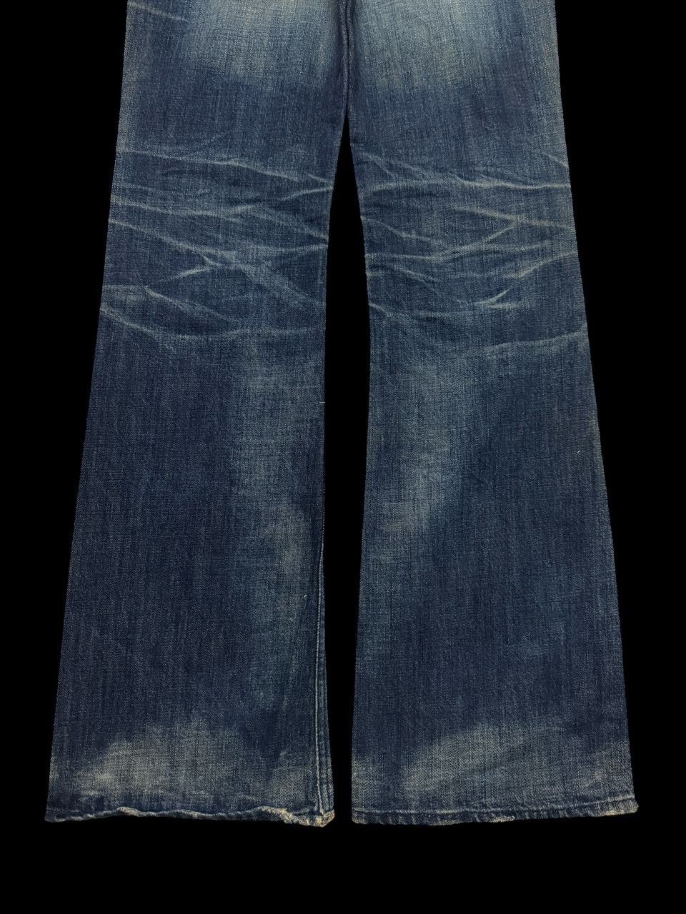 Tornado Mart FLARED Vintage Japanese Whisker Mudwash Distressing Denim Size US 30 / EU 46 - 14 Thumbnail
