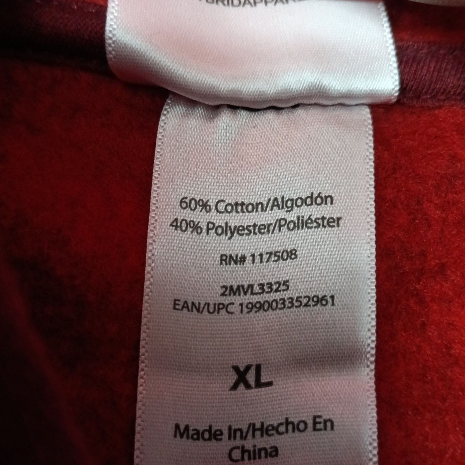 Other Marvel Spider-Man Hoodie Sweatshirt Red Logo Mens XL Pockets Size US XL / EU 56 / 4 - 5 Thumbnail
