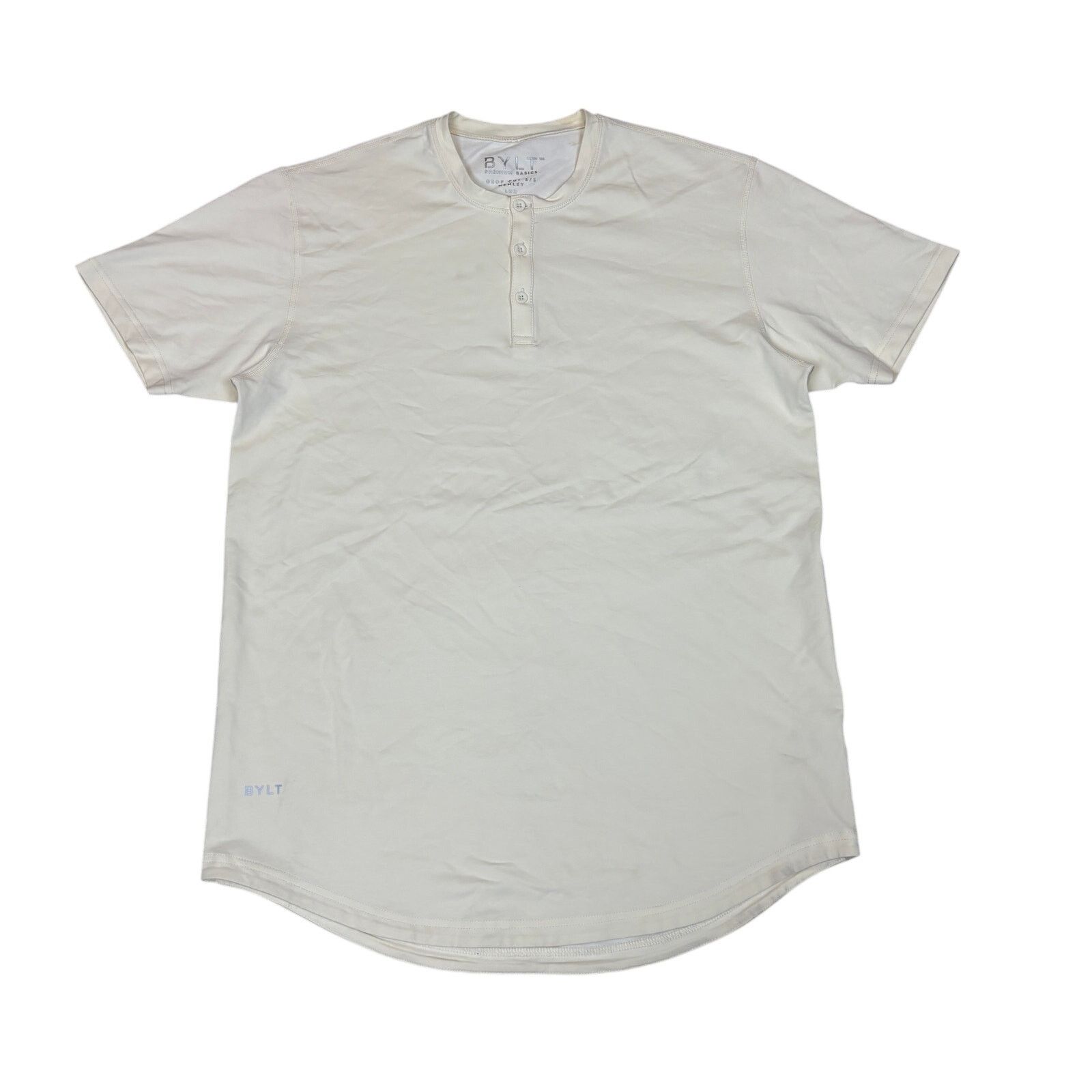 Other Bylt Premium Basics Henley Drop Cut Short Sleeve Shirt Men M Size US M / EU 48-50 / 2 - 1 Thumbnail