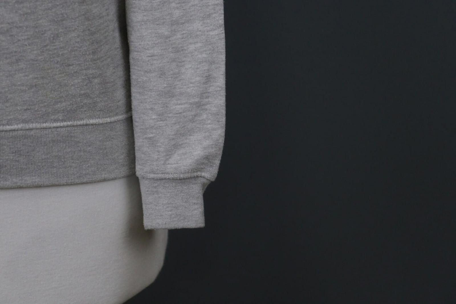 Designer Claudie Pierlot Gray Cotton Crew Neck Sweatshirt Size 1 Size M / US 6-8 / IT 42-44 - 4 Thumbnail