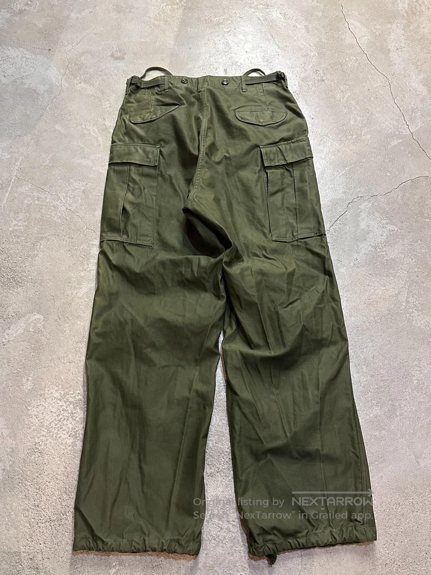 Vintage Vintage 50s US M51 Baggy Cargo Pants. Size US 31 - 6 Thumbnail