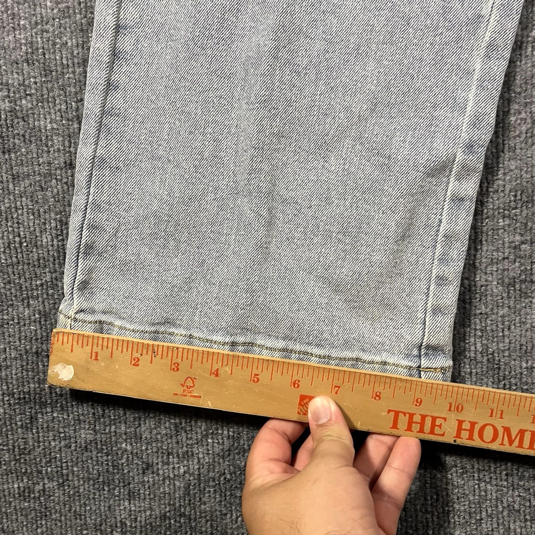 Juicy Couture Juicy Couture Lunita Wide-Leg Jeans Womens 27 Light Wash 90s Y2K Vintage Style Denim Cargo Pocket Baggy Size 27" / US 4 / IT 40 - 7 Thumbnail